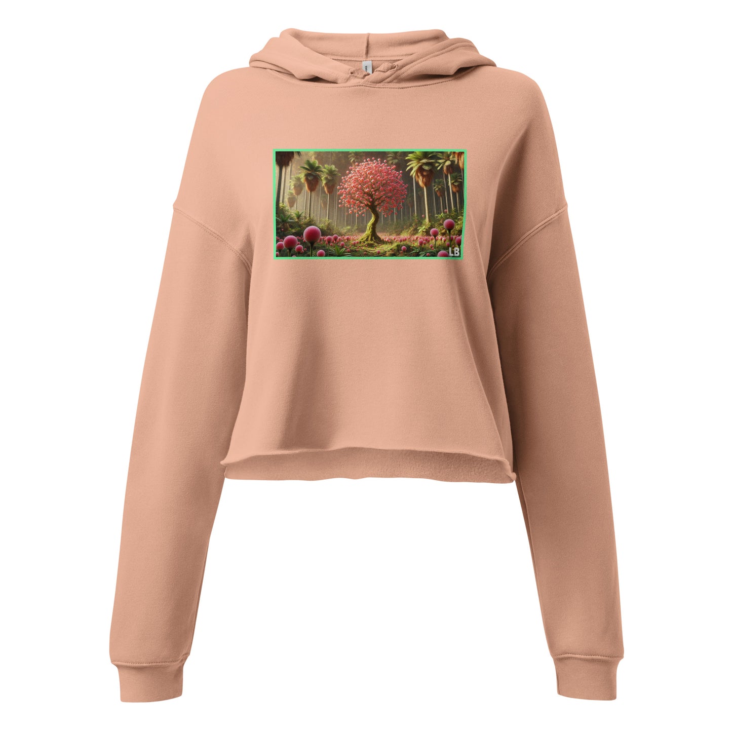 Bubble trees - Crop Hoodie - Lavish Bubbles - LAVISH BUBBLES