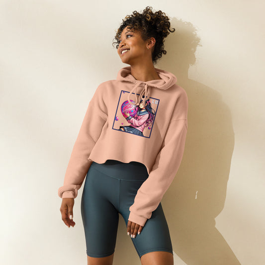 Bubble girl - Crop Hoodie - Lavish Bubbles - LAVISH BUBBLES