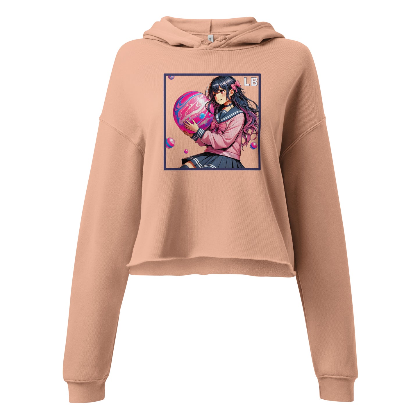 Bubble girl - Crop Hoodie - Lavish Bubbles - LAVISH BUBBLES