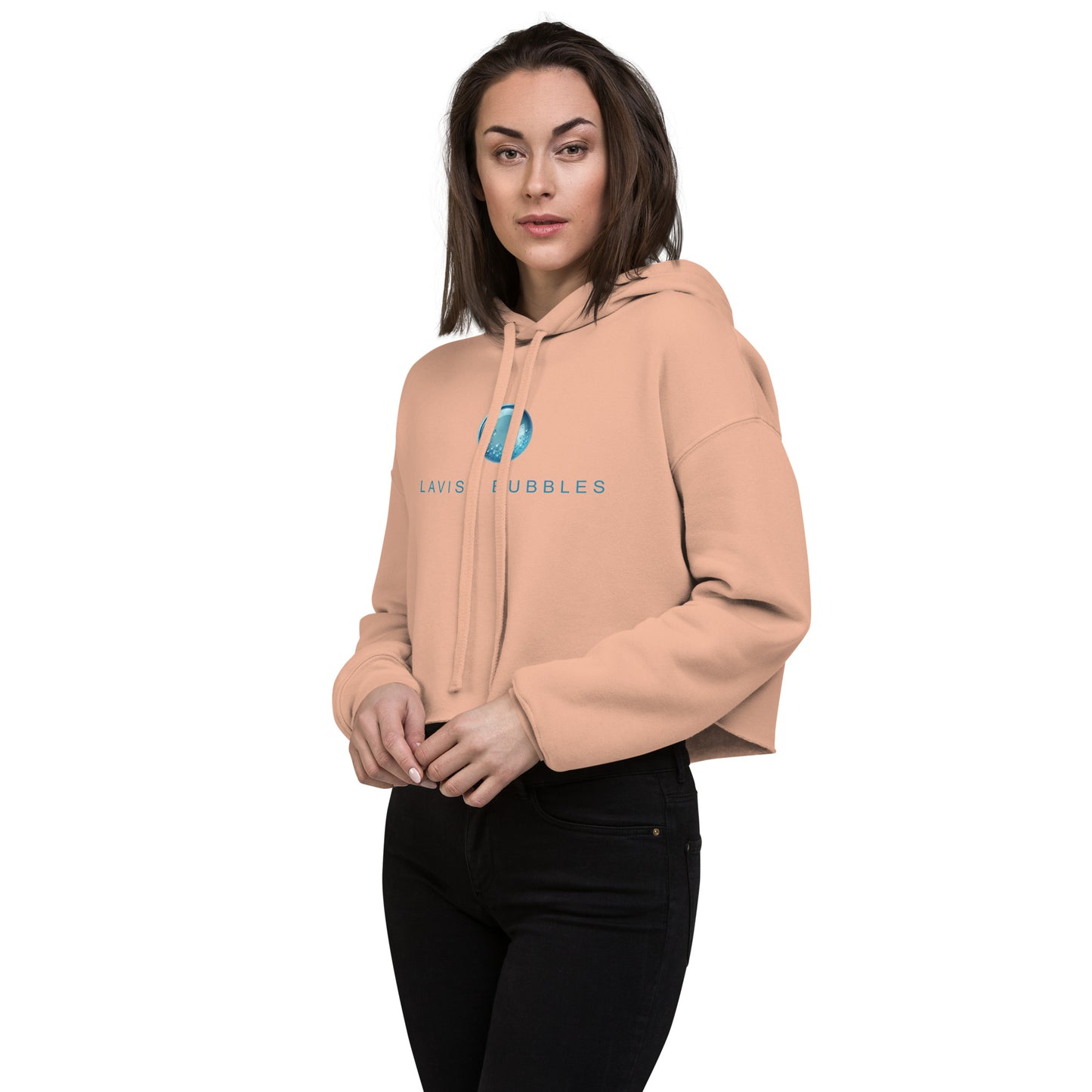 Blue Bubble - Crop Hoodie Lavish Bubbles - LAVISH BUBBLES