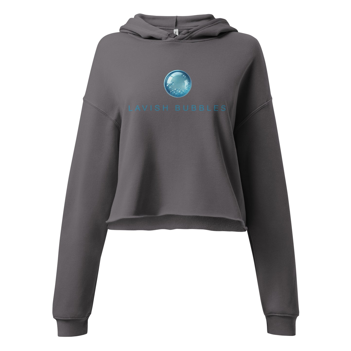 Blue Bubble - Crop Hoodie Lavish Bubbles - LAVISH BUBBLES