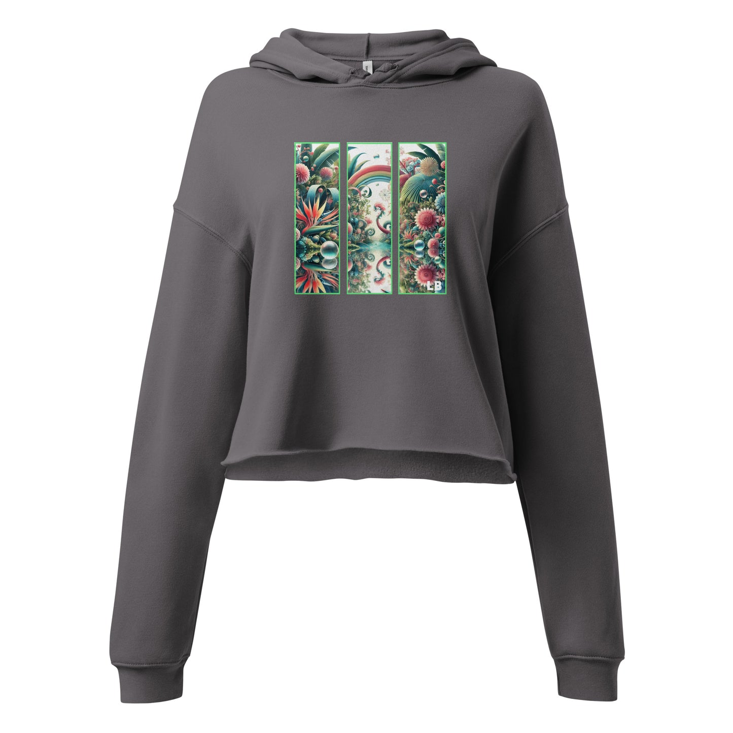 Crop Hoodie - LAVISH BUBBLES