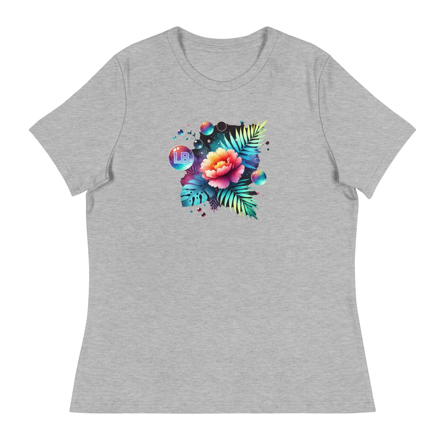 colorful flower - T-shirt pour femmes