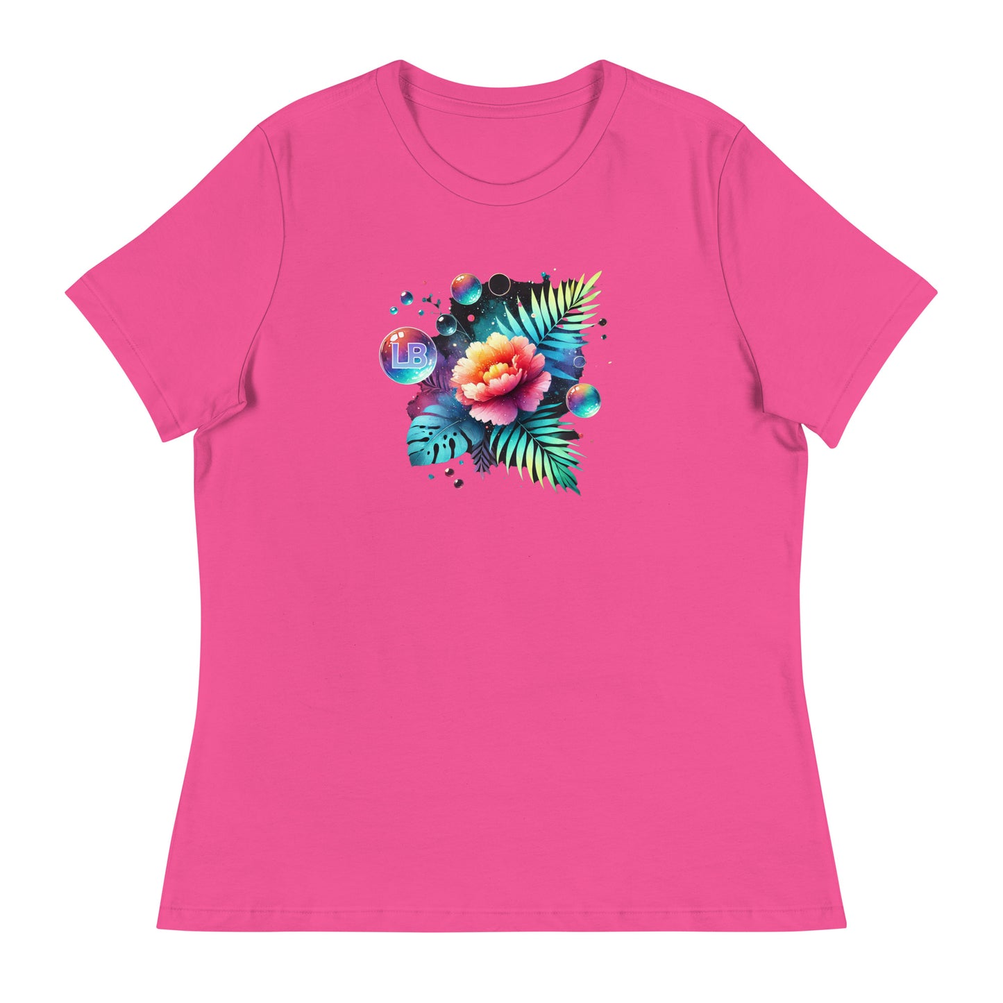 colorful flower - T-shirt pour femmes