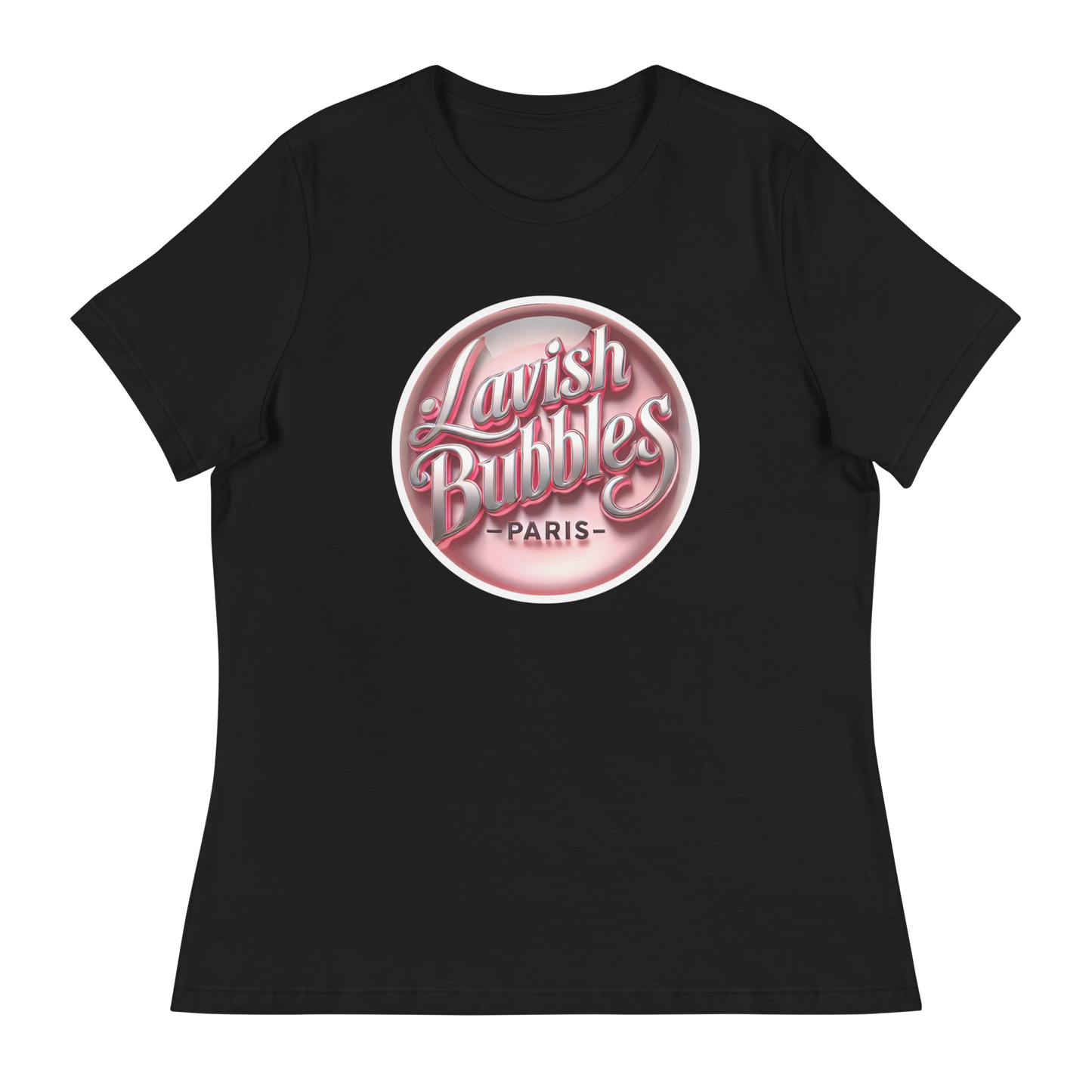 60s pink Lavish Bubbles - Women's Relaxed T-Shirt - LAVISH BUBBLES