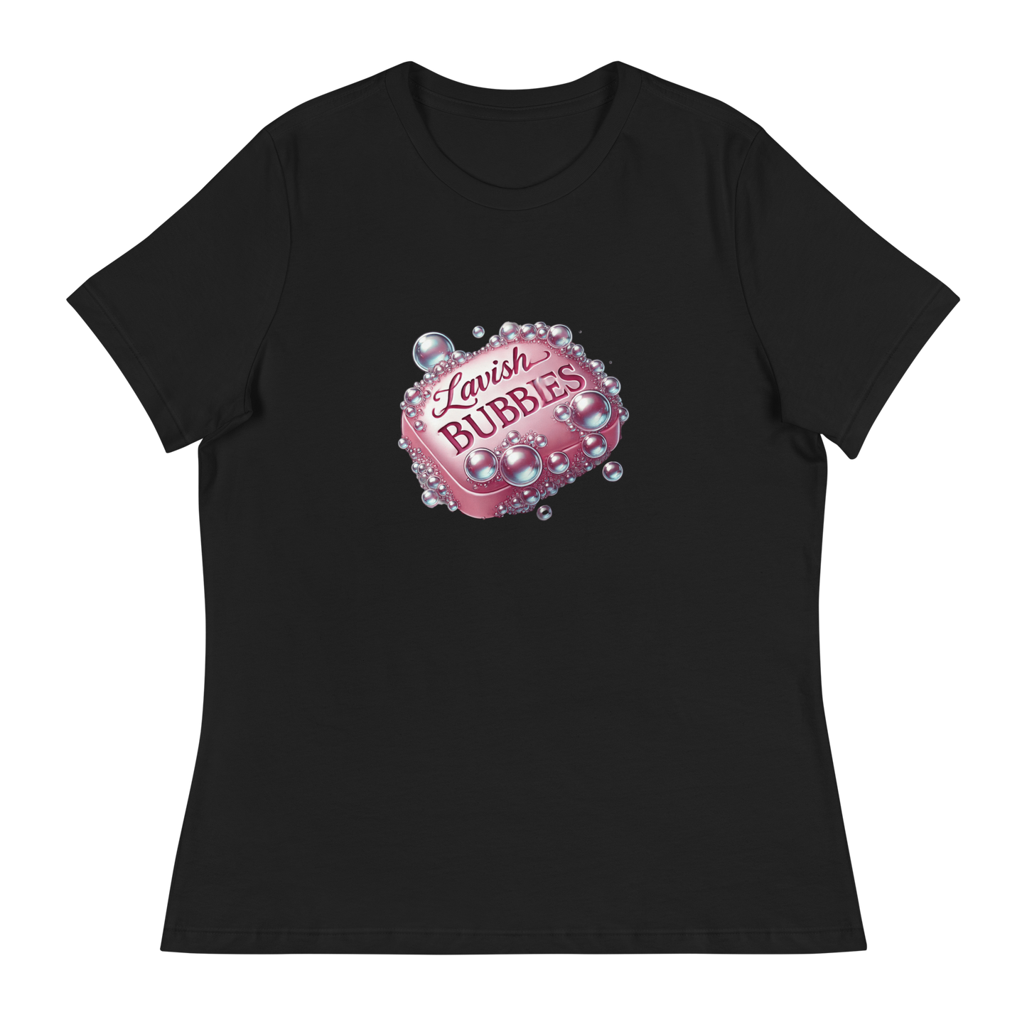 Soapy bubbles - Women's Relaxed T-Shirt - Lavish Bubbles - LAVISH BUBBLES