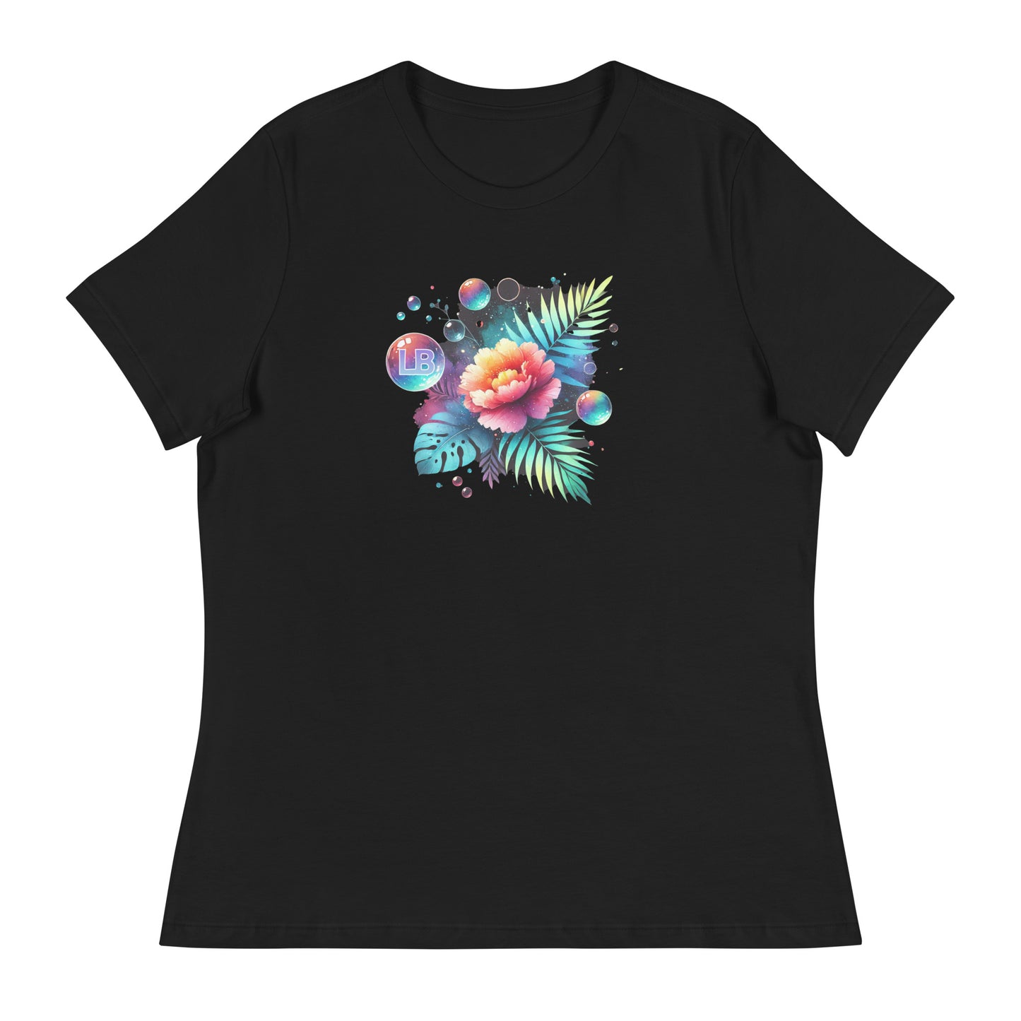 colorful flower - T-shirt pour femmes