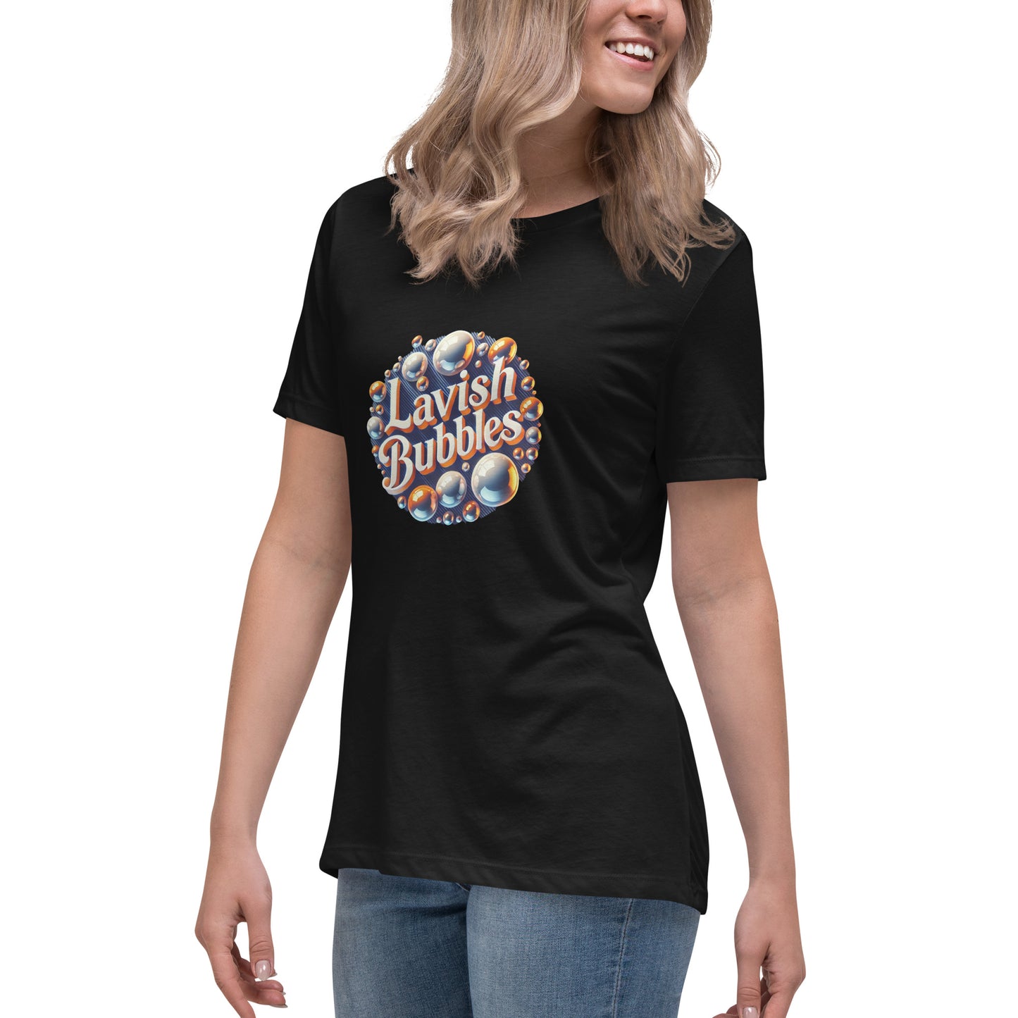 Vintage bubbles - Women's Relaxed T-Shirt - LAVISH BUBBLES