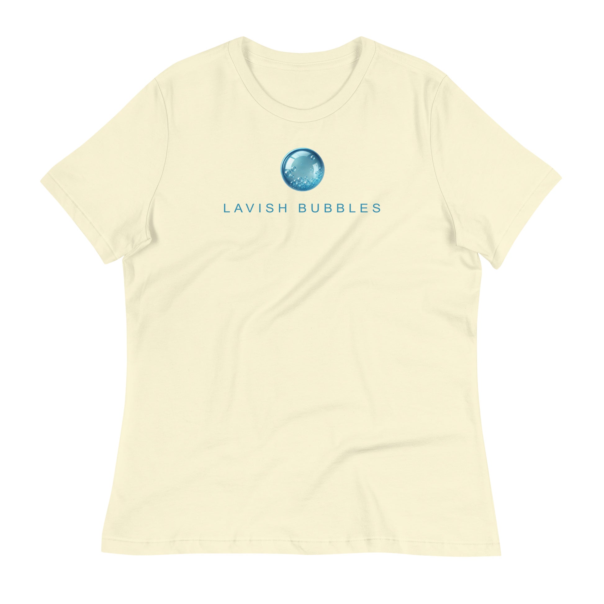 Blue Bubble - Women's Relaxed T-Shirt - Lavish Bubbles - LAVISH BUBBLES