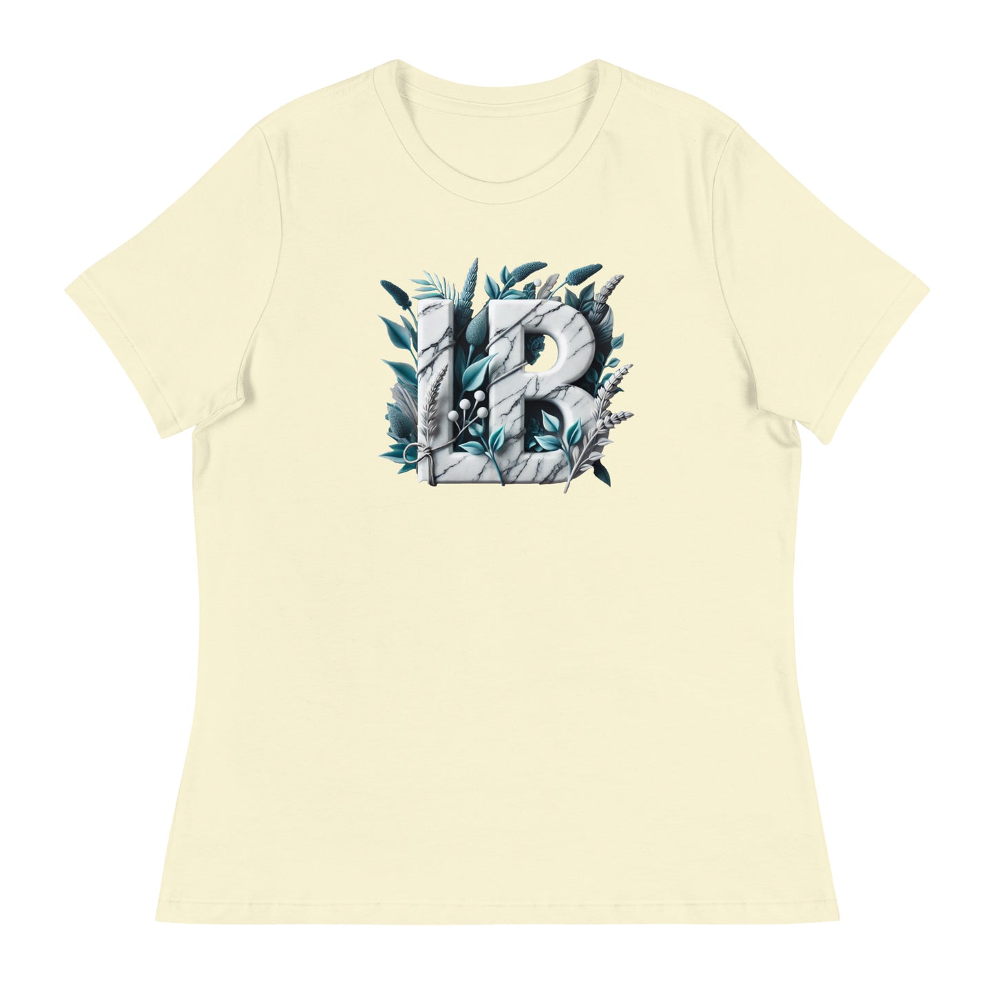 Marble LB - Women's Relaxed T-Shirt - Lavish Bubbles - LAVISH BUBBLES