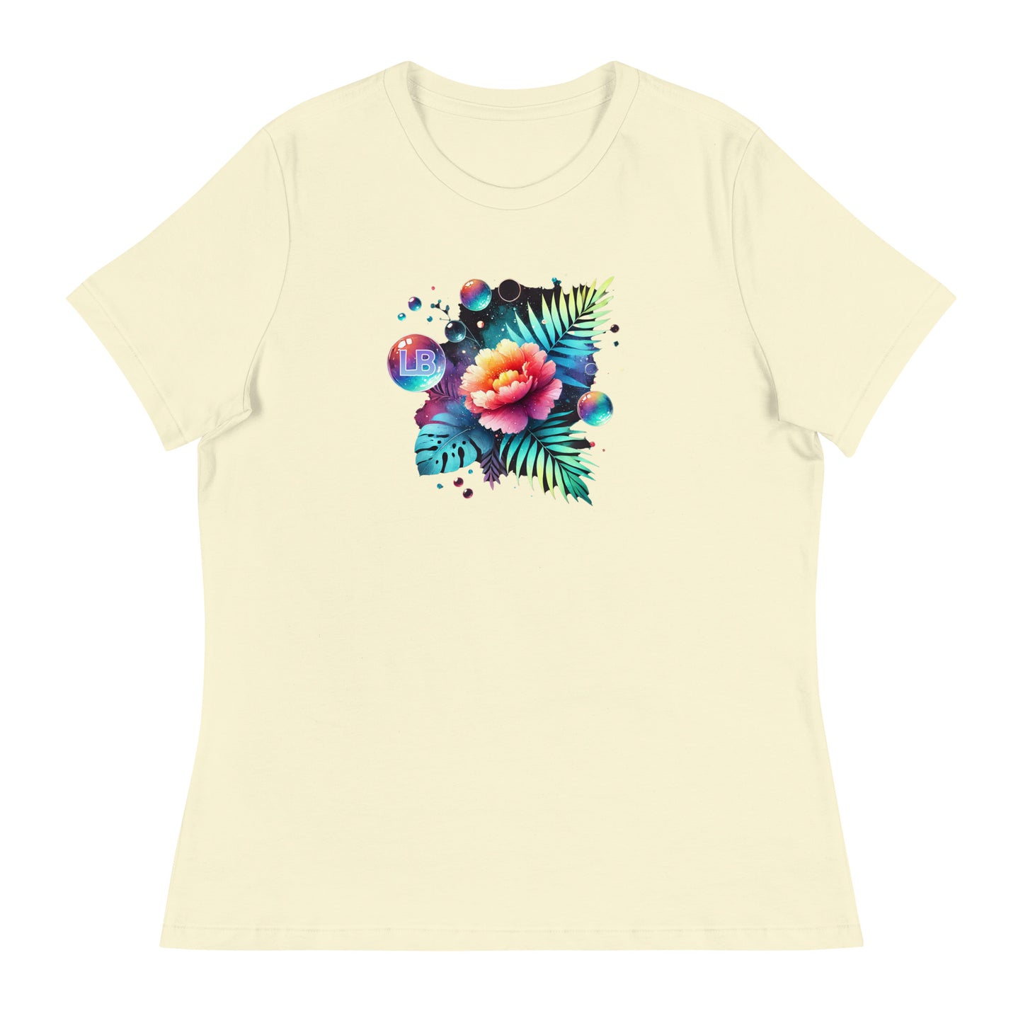 colorful flower - T-shirt pour femmes