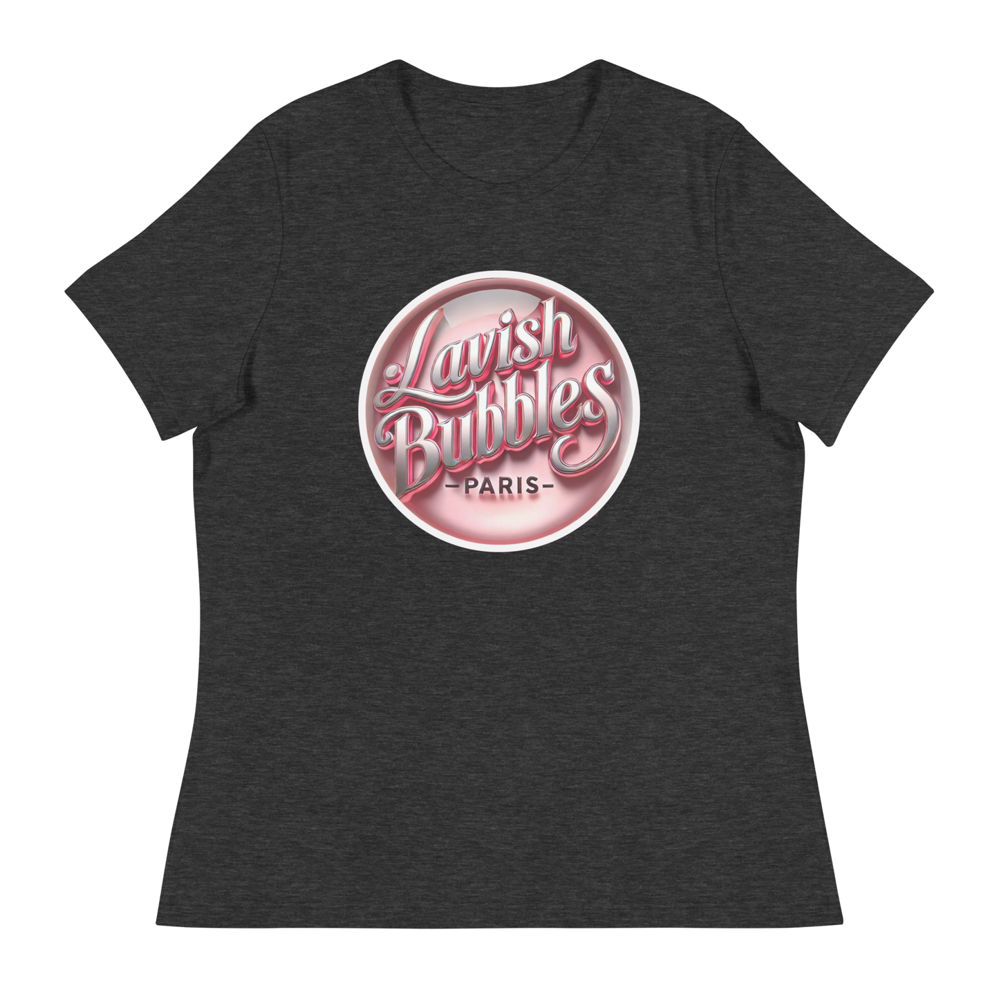 60s pink Lavish Bubbles - Women's Relaxed T-Shirt - LAVISH BUBBLES