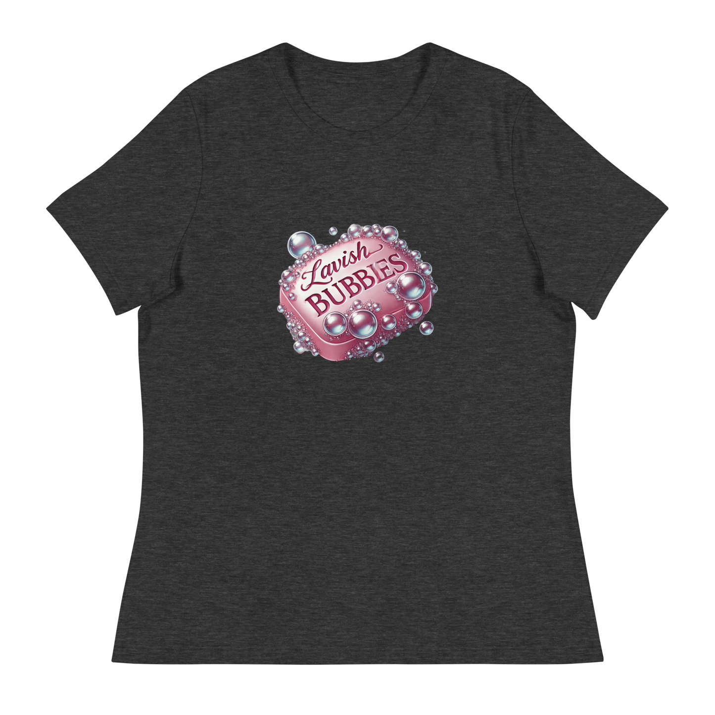 Soapy bubbles - Women's Relaxed T-Shirt - Lavish Bubbles - LAVISH BUBBLES