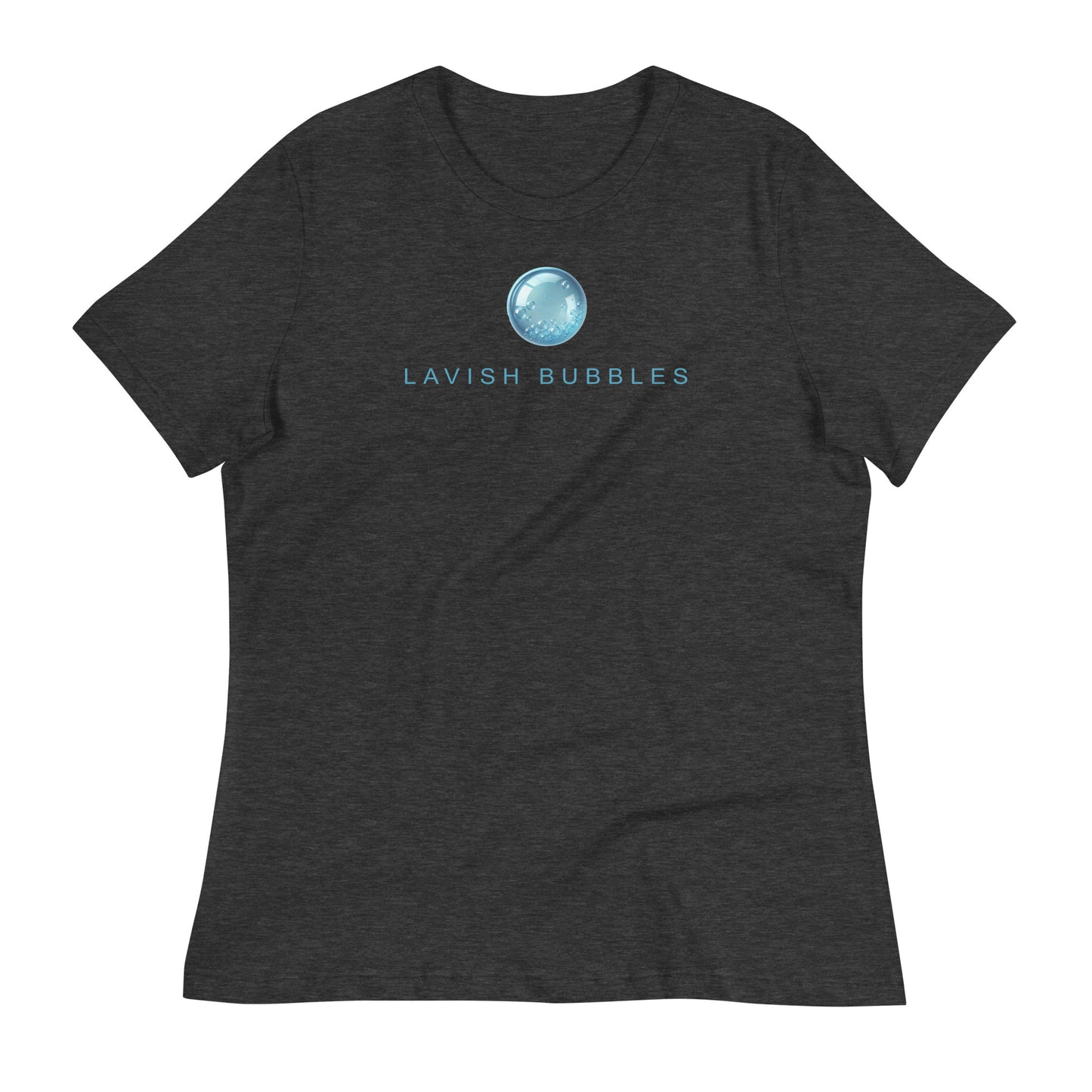 Blue Bubble - Women's Relaxed T-Shirt - Lavish Bubbles - LAVISH BUBBLES