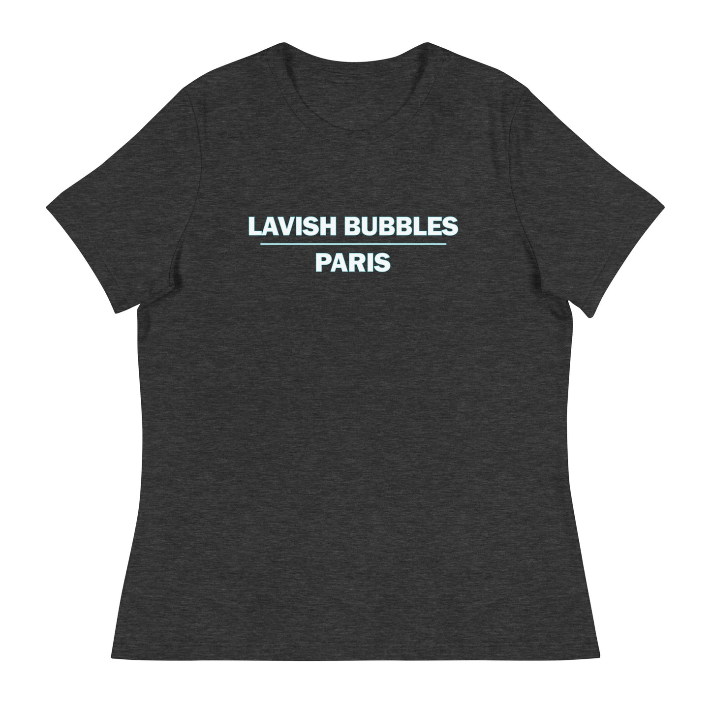 Laser name - Women's Relaxed T-Shirt - Lavish Bubbles - LAVISH BUBBLES