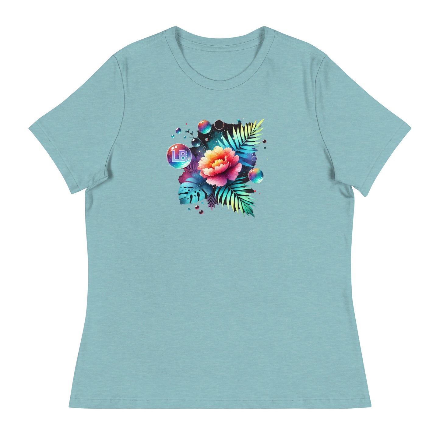 colorful flower - T-shirt pour femmes