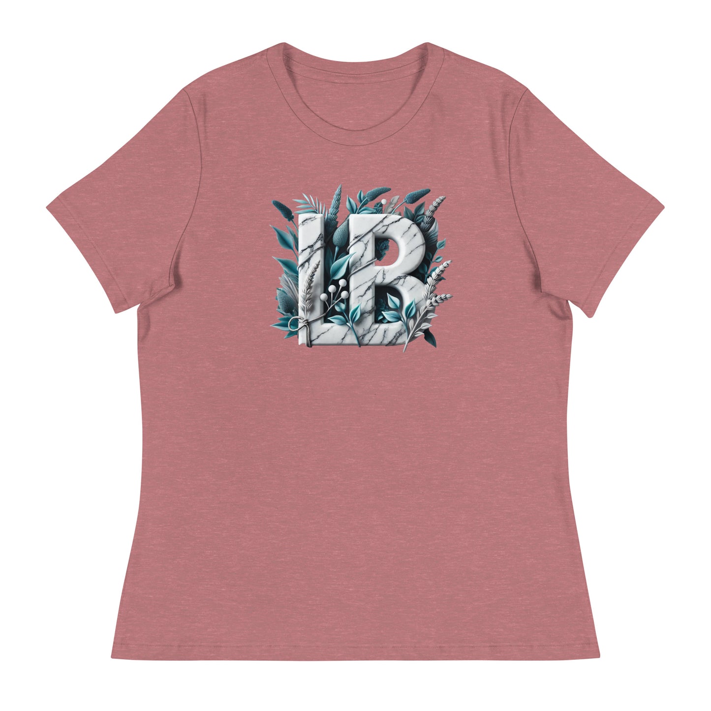 Marble LB - Women's Relaxed T-Shirt - Lavish Bubbles - LAVISH BUBBLES