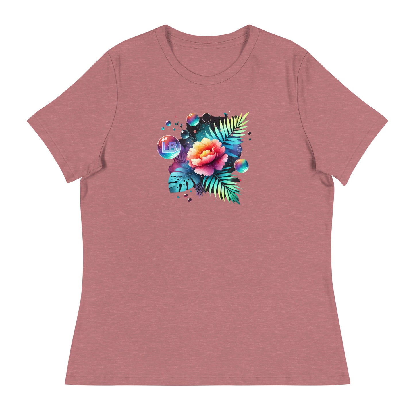 colorful flower - T-shirt pour femmes