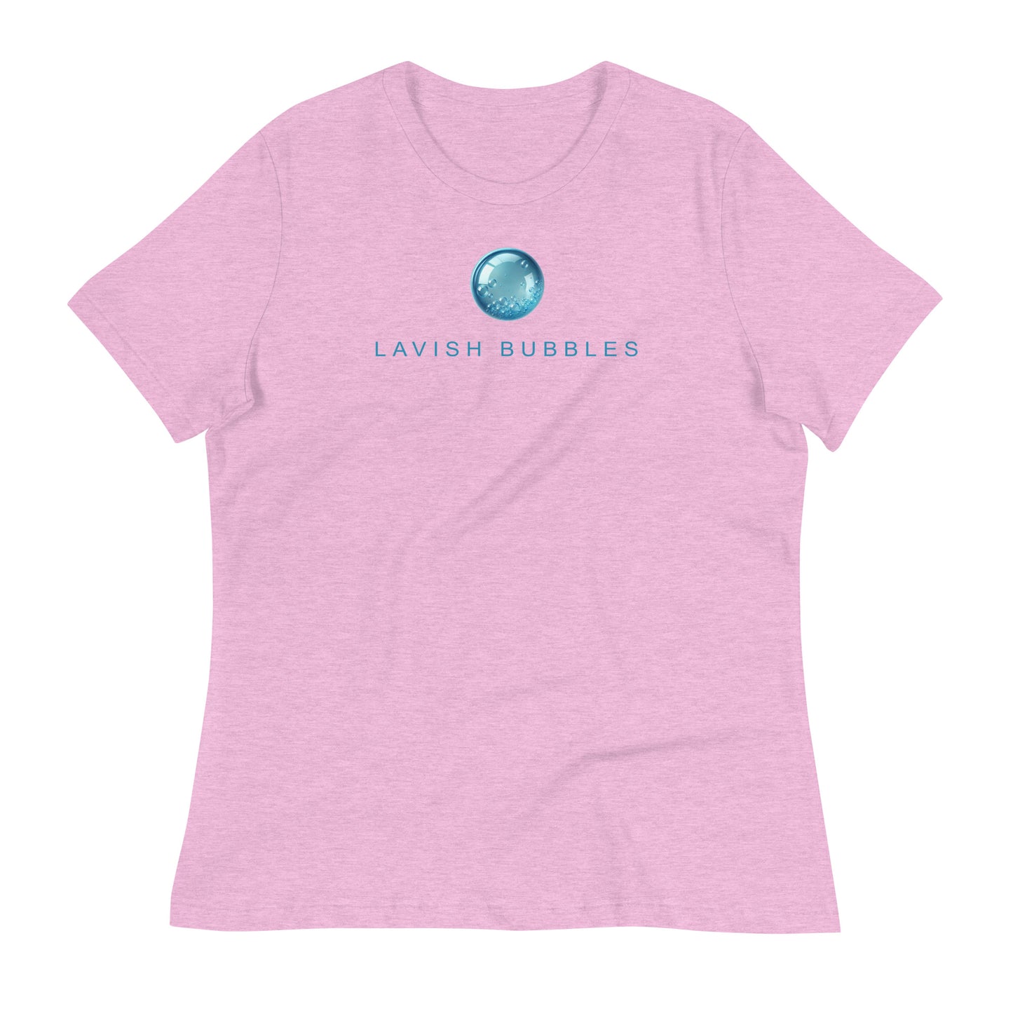 Blue Bubble - Women's Relaxed T-Shirt - Lavish Bubbles - LAVISH BUBBLES