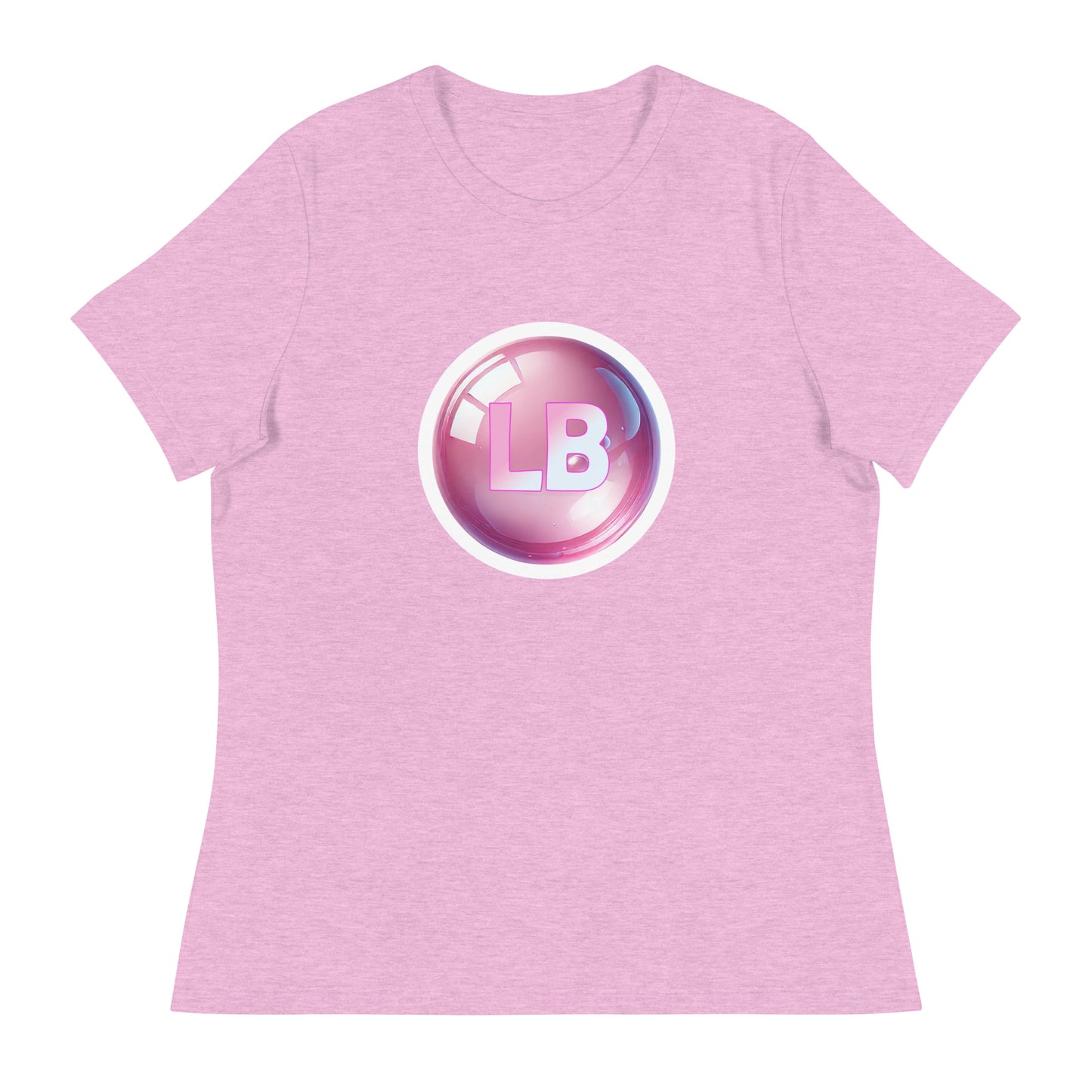 Big pink Bubble - Women's Relaxed T-Shirt - Lavish Bubbles - LAVISH BUBBLES