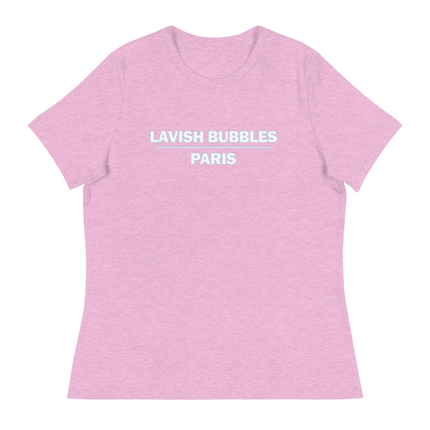 Laser name - Women's Relaxed T-Shirt - Lavish Bubbles - LAVISH BUBBLES