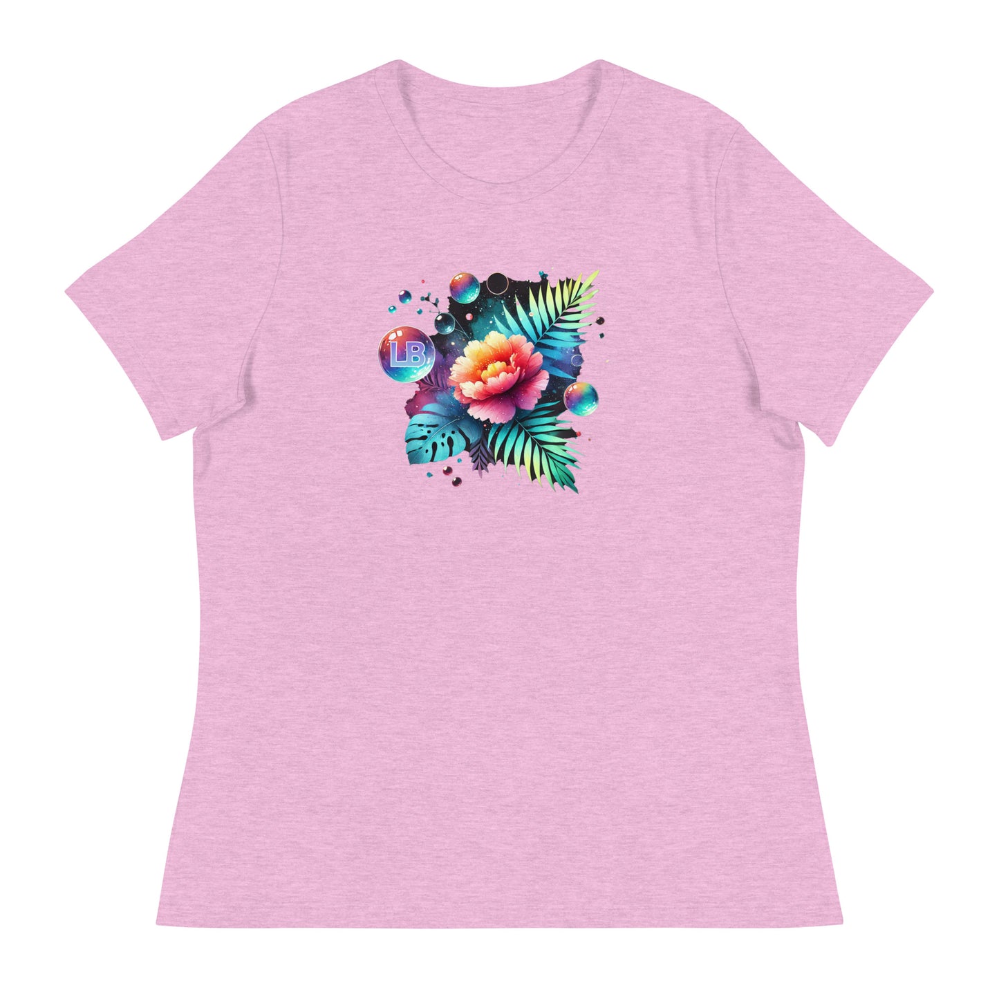 colorful flower - T-shirt pour femmes