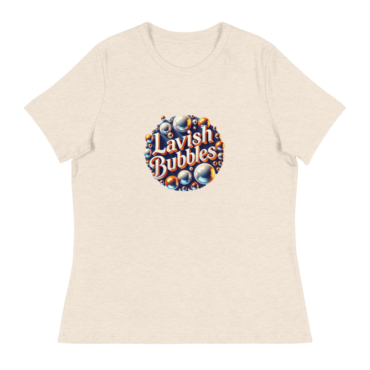 Vintage bubbles - Women's Relaxed T-Shirt - LAVISH BUBBLES