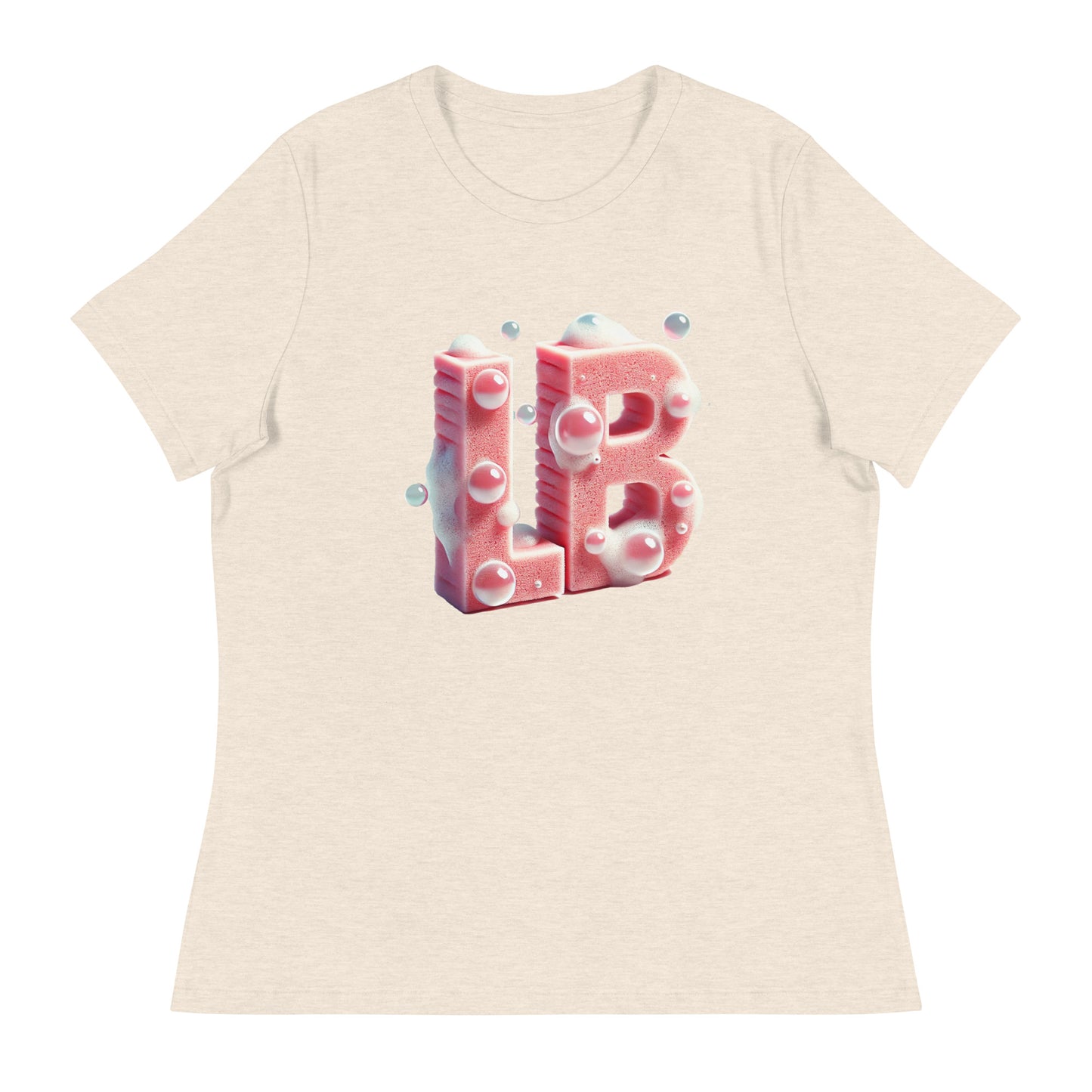 Soapy LB - Women's Relaxed T-Shirt - Lavish Bubbles - LAVISH BUBBLES