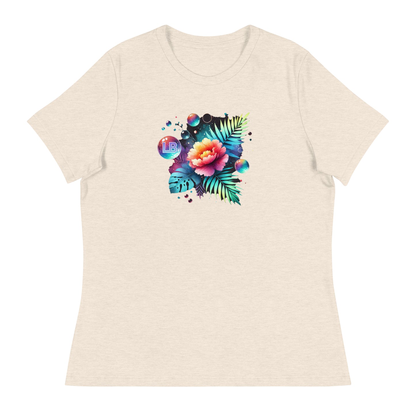 colorful flower - T-shirt pour femmes