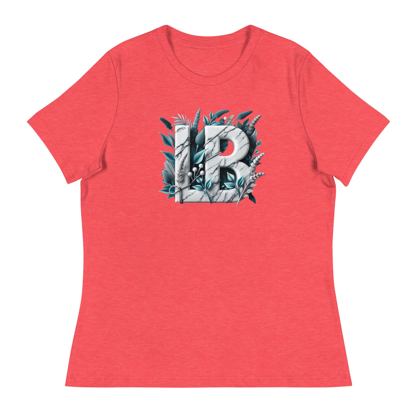 Marble LB - Women's Relaxed T-Shirt - Lavish Bubbles - LAVISH BUBBLES