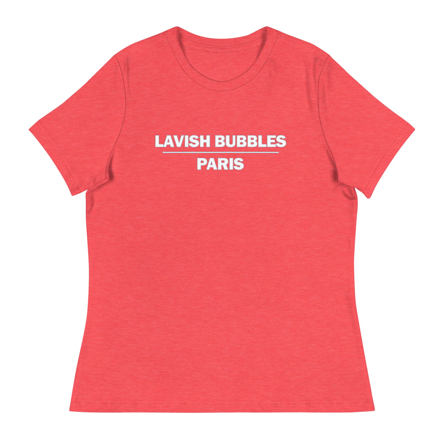 Laser name - Women's Relaxed T-Shirt - Lavish Bubbles - LAVISH BUBBLES