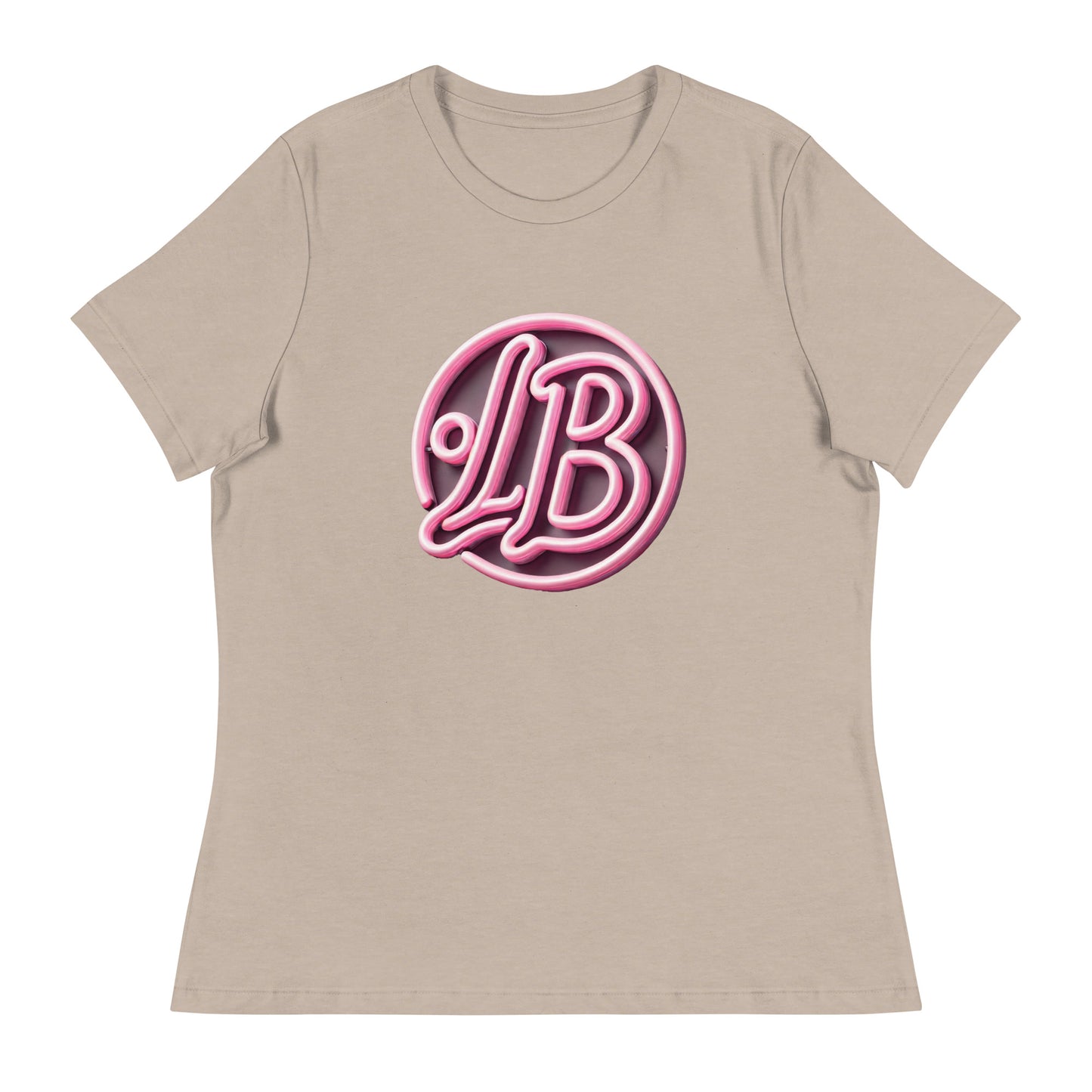 Neon rose - Women's Relaxed T-Shirt - Lavish Bubbles - LAVISH BUBBLES