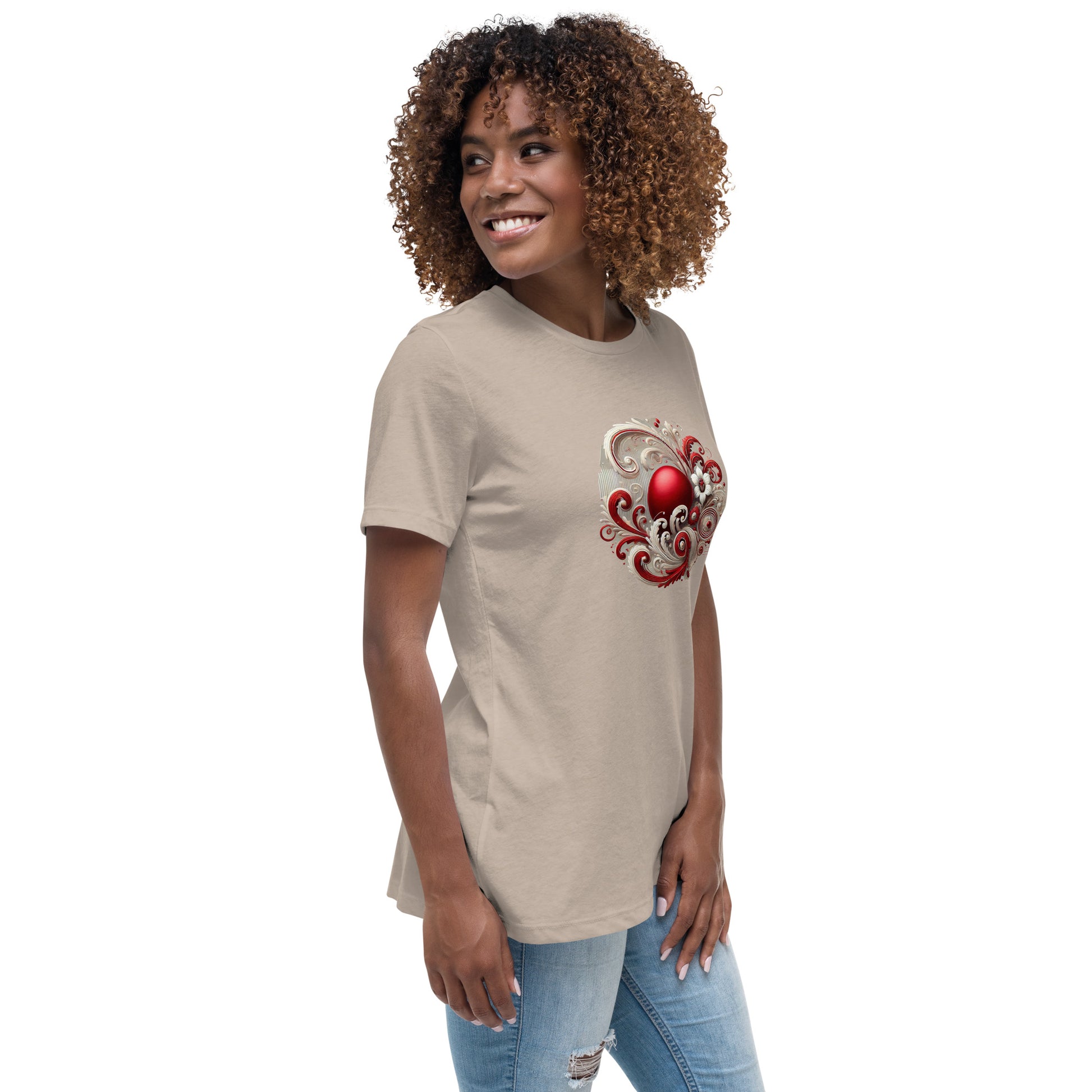 Fazint - Women's Relaxed T-Shirt - Lavish Bubbles - LAVISH BUBBLES