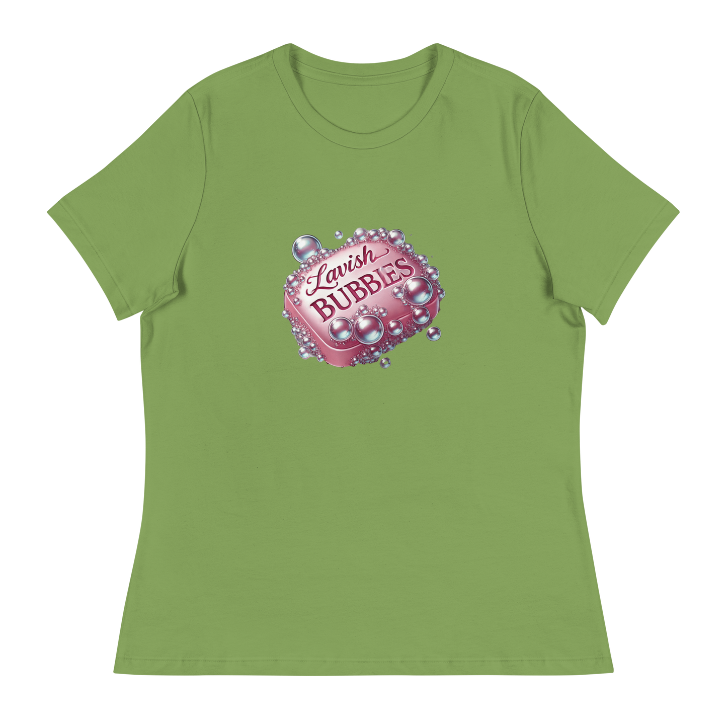 Soapy bubbles - Women's Relaxed T-Shirt - Lavish Bubbles - LAVISH BUBBLES