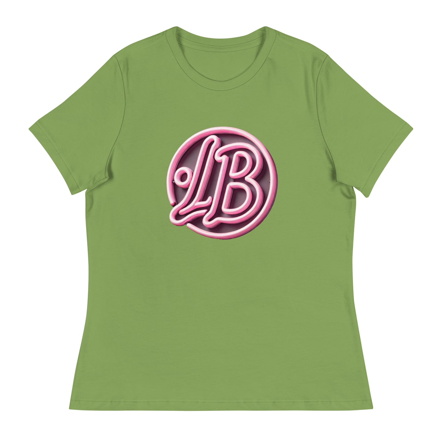 Neon rose - Women's Relaxed T-Shirt - Lavish Bubbles - LAVISH BUBBLES