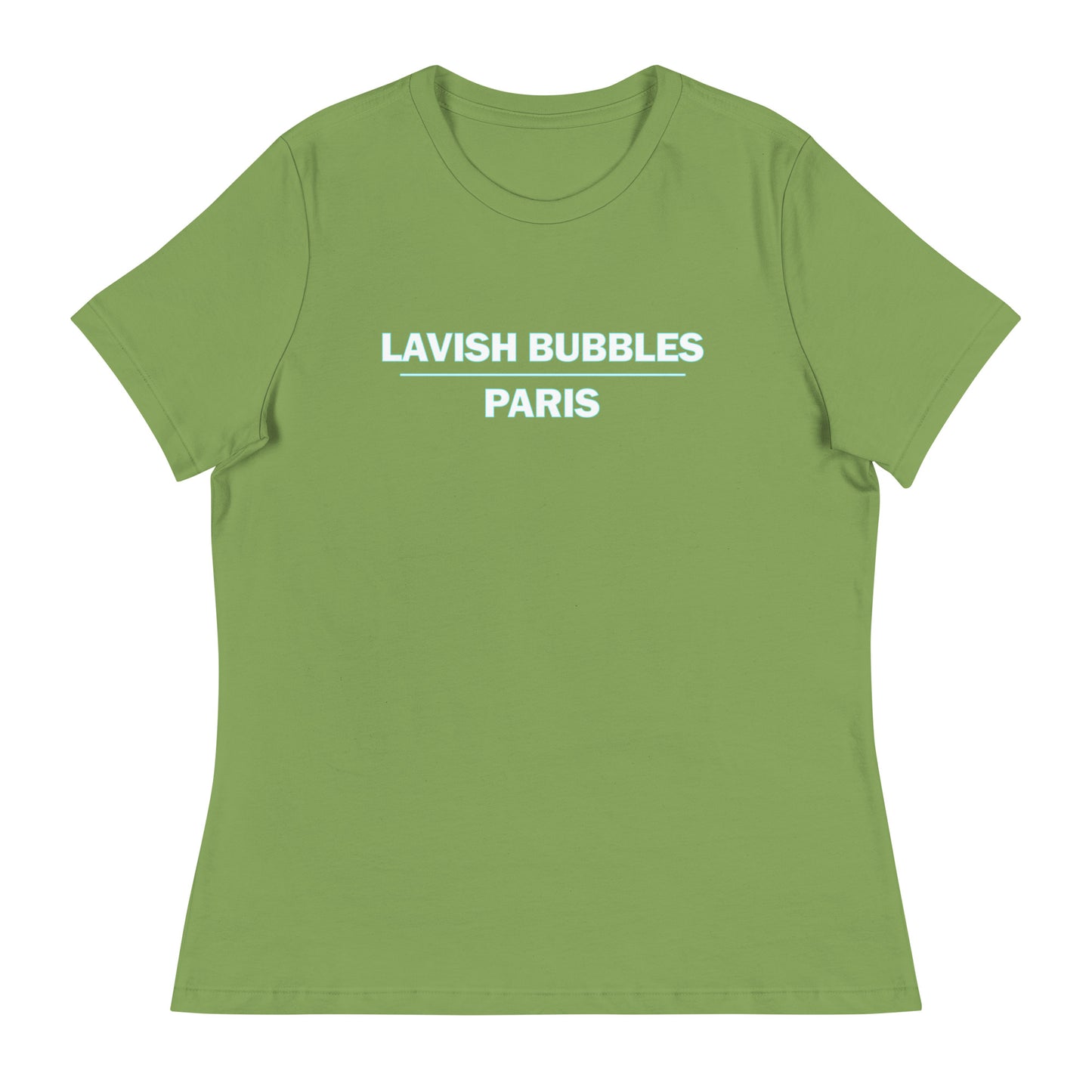 Laser name - Women's Relaxed T-Shirt - Lavish Bubbles - LAVISH BUBBLES