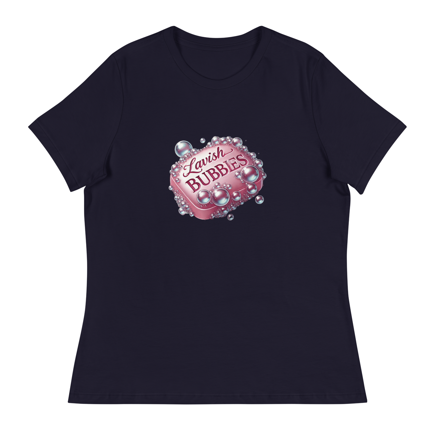 Soapy bubbles - Women's Relaxed T-Shirt - Lavish Bubbles - LAVISH BUBBLES