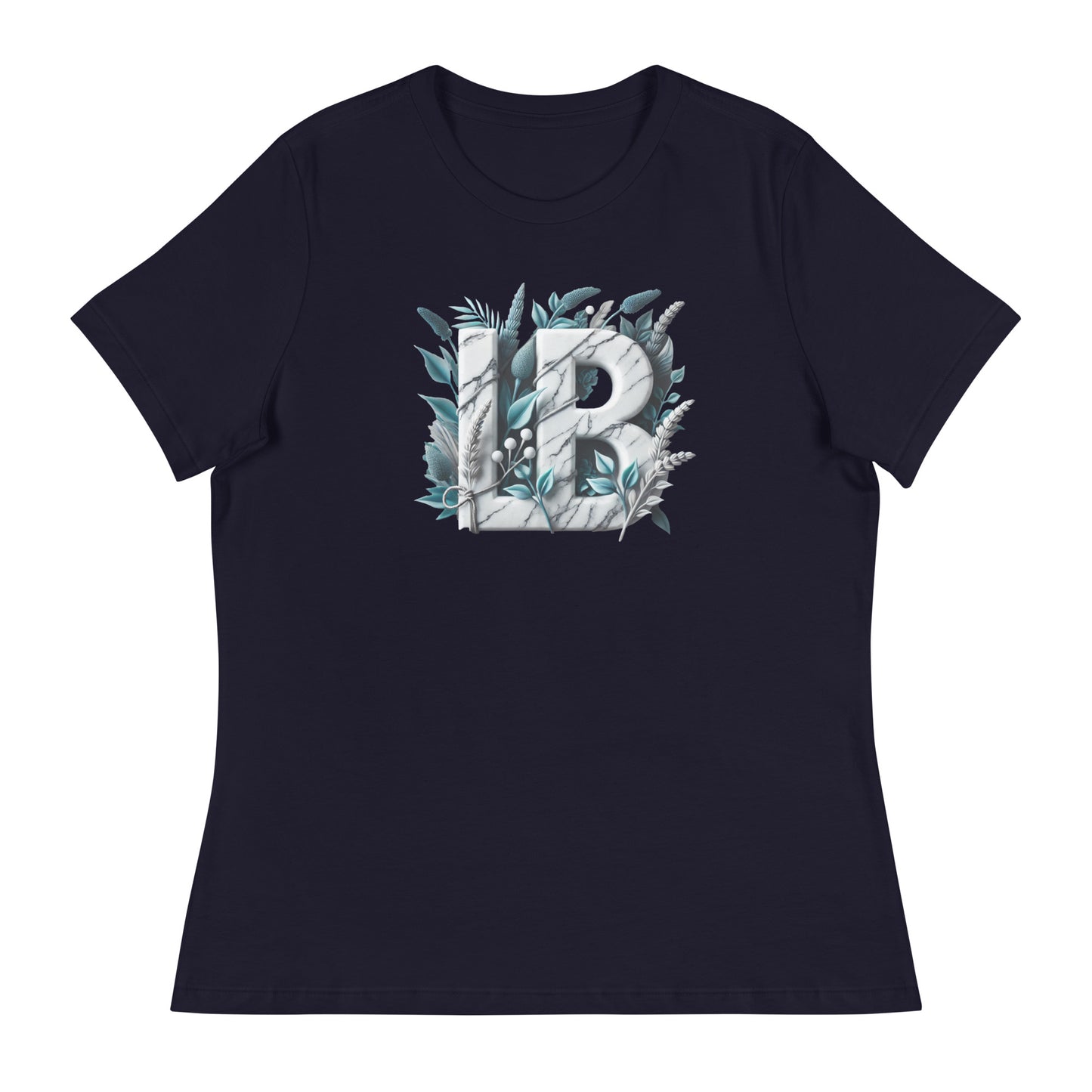 Marble LB - Women's Relaxed T-Shirt - Lavish Bubbles - LAVISH BUBBLES