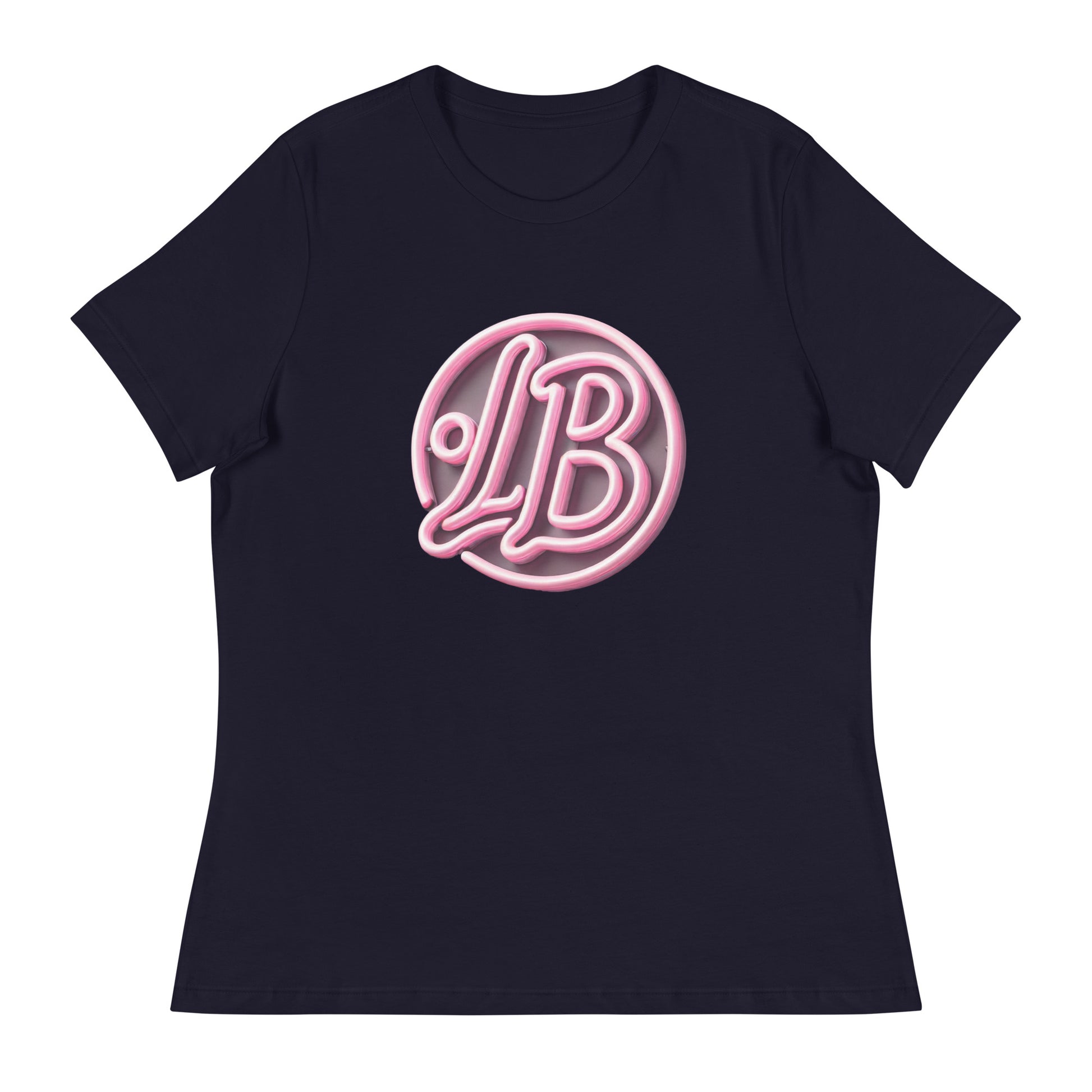 Neon rose - Women's Relaxed T-Shirt - Lavish Bubbles - LAVISH BUBBLES