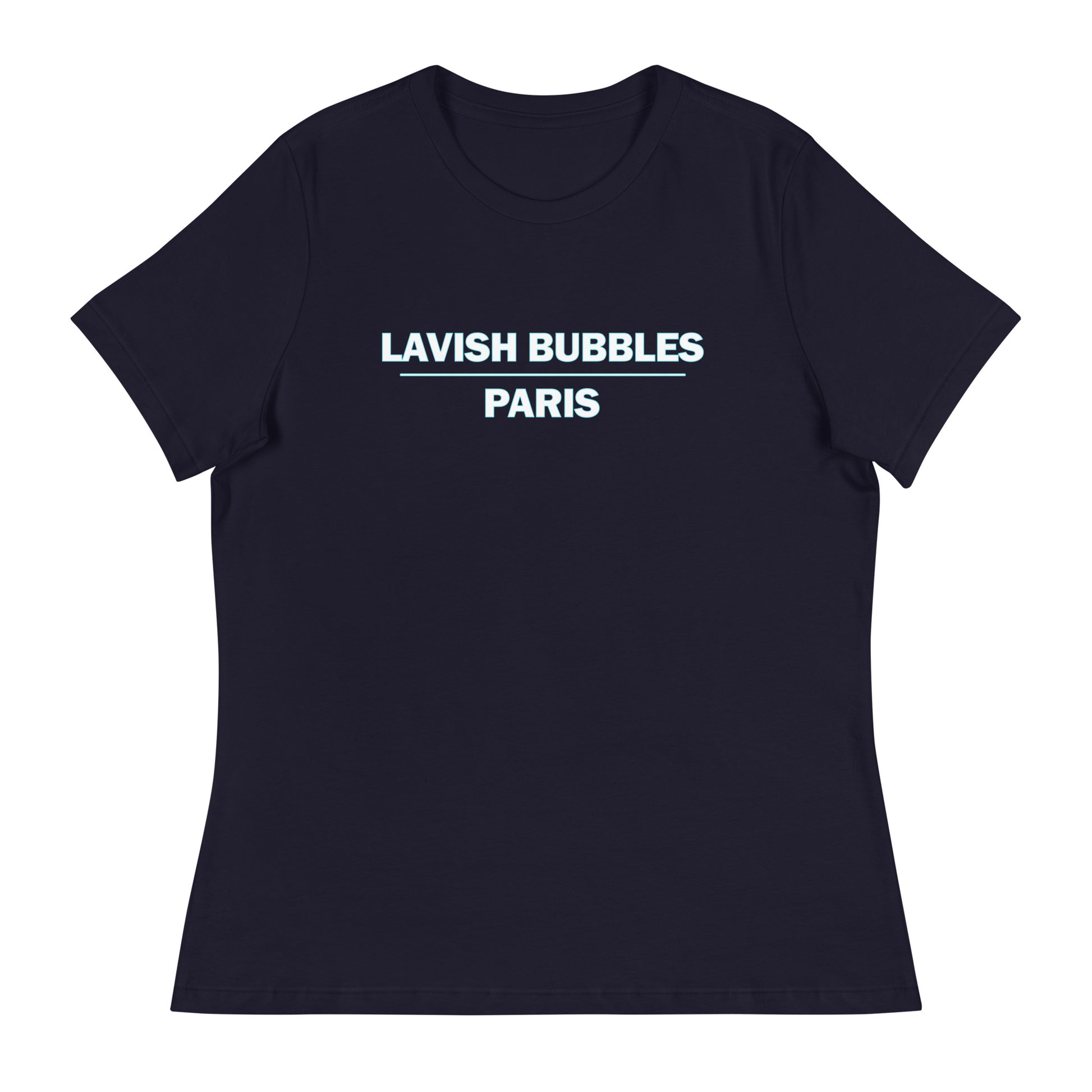 Laser name - Women's Relaxed T-Shirt - Lavish Bubbles - LAVISH BUBBLES