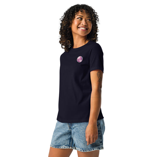 Lavish Bubble small logo - Women's Relaxed T-Shirt - LAVISH BUBBLES