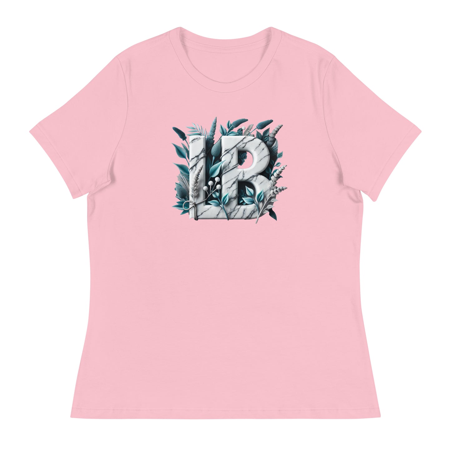 Marble LB - Women's Relaxed T-Shirt - Lavish Bubbles - LAVISH BUBBLES