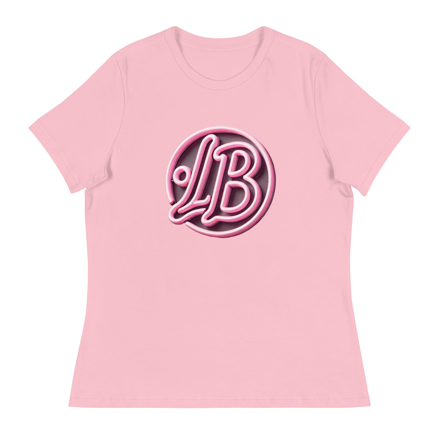 Neon rose - Women's Relaxed T-Shirt - Lavish Bubbles - LAVISH BUBBLES