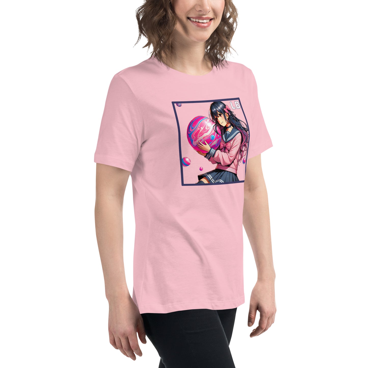 Bubble girl - Women's Relaxed T-Shirt - Lavish Bubbles - LAVISH BUBBLES