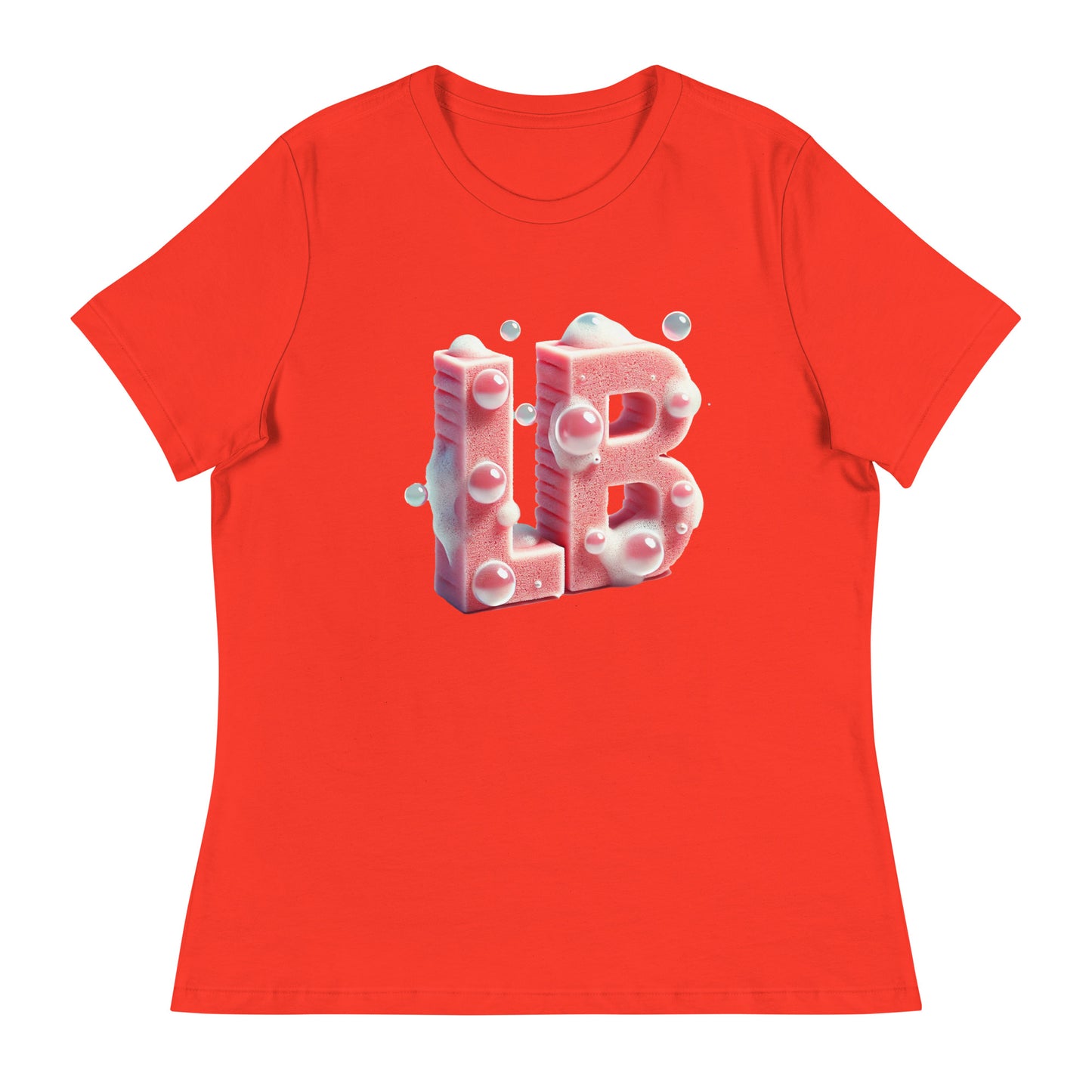 Soapy LB - Women's Relaxed T-Shirt - Lavish Bubbles - LAVISH BUBBLES