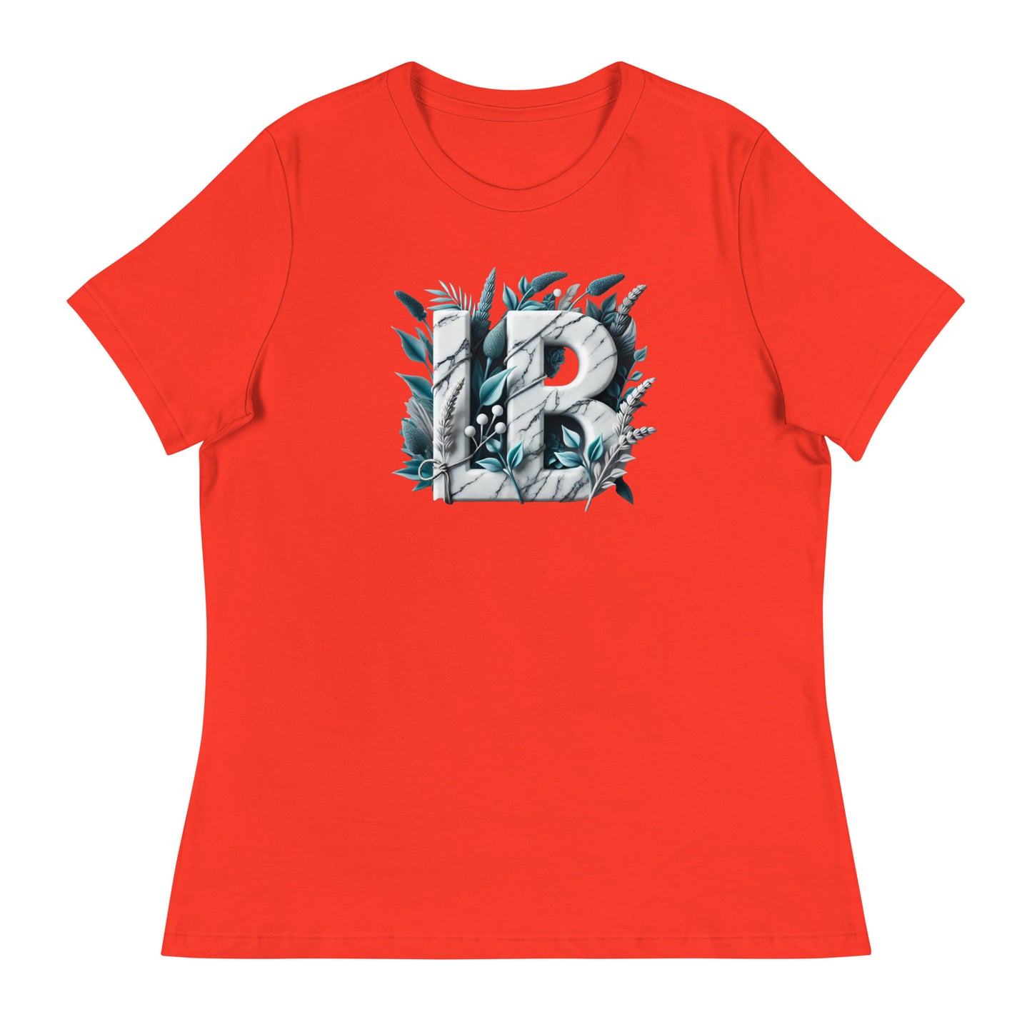 Marble LB - Women's Relaxed T-Shirt - Lavish Bubbles - LAVISH BUBBLES