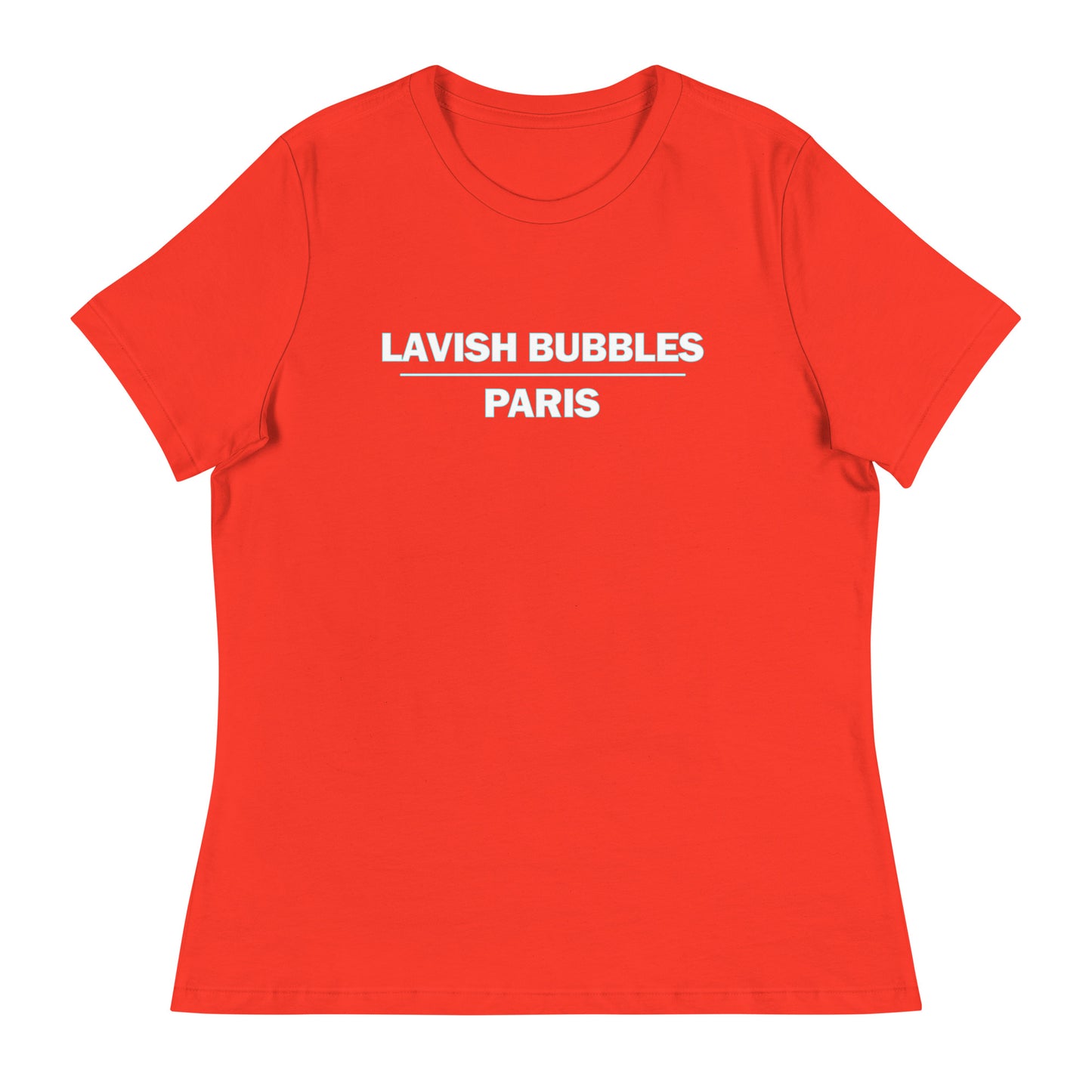 Laser name - Women's Relaxed T-Shirt - Lavish Bubbles - LAVISH BUBBLES