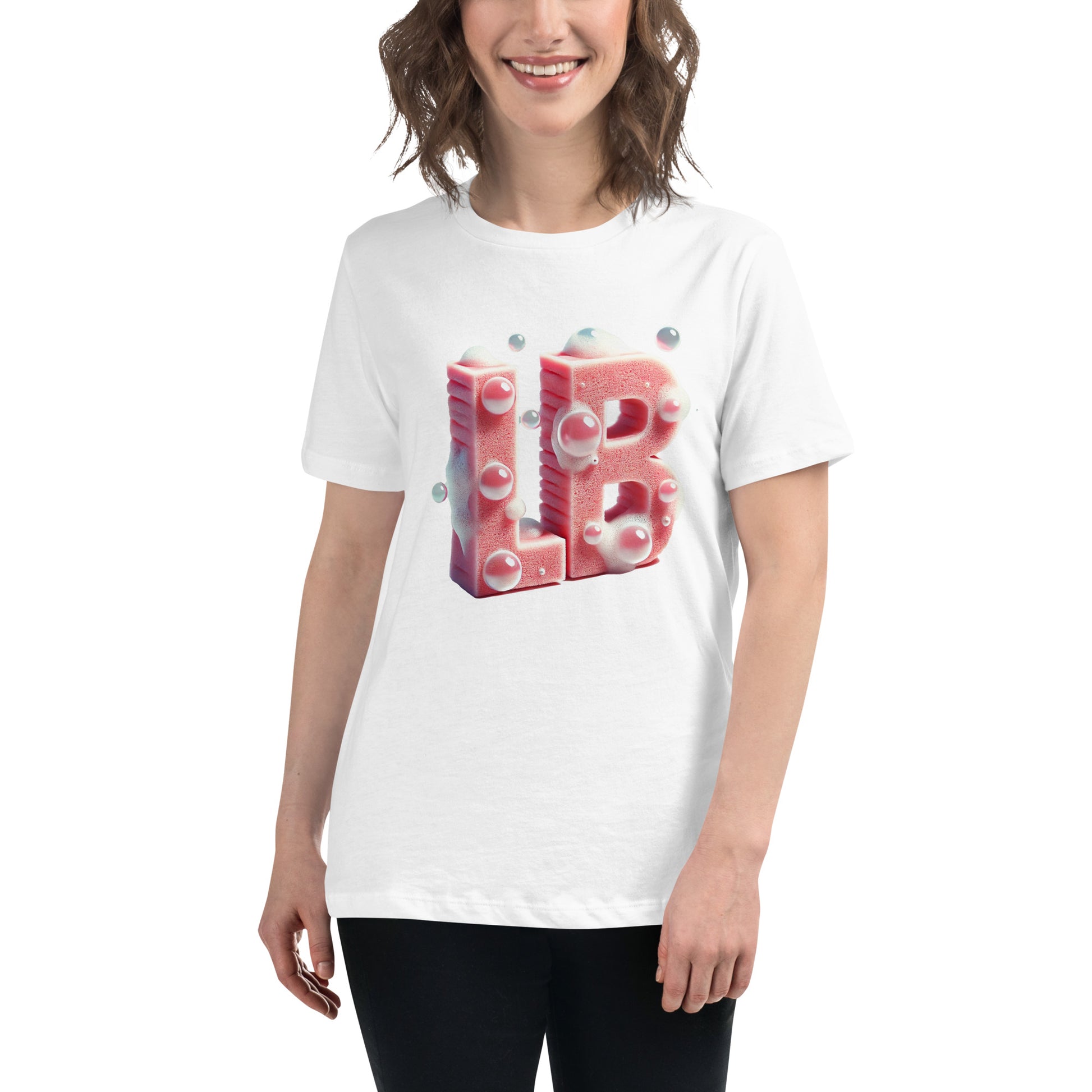 Soapy LB - Women's Relaxed T-Shirt - Lavish Bubbles - LAVISH BUBBLES