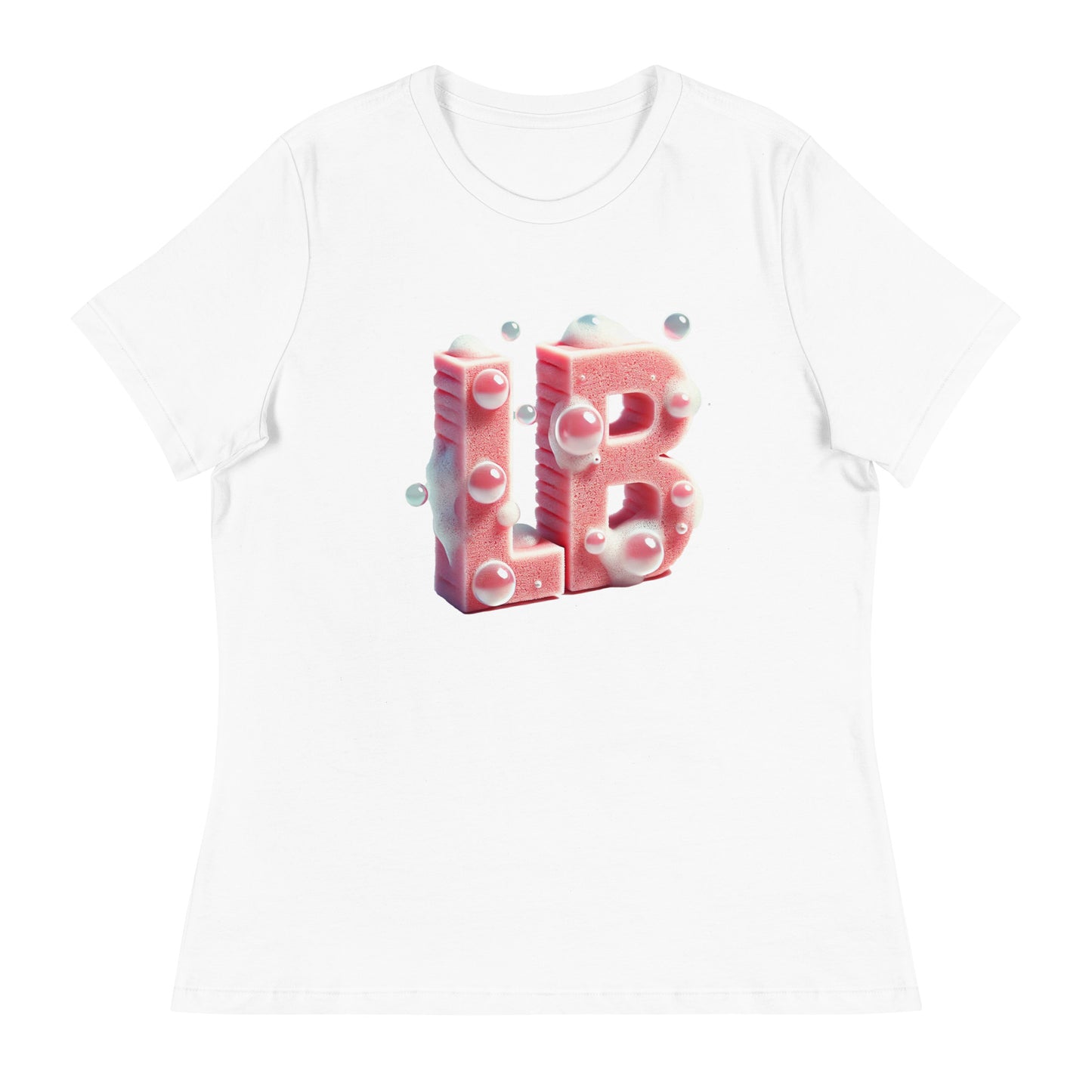 Soapy LB - Women's Relaxed T-Shirt - Lavish Bubbles - LAVISH BUBBLES