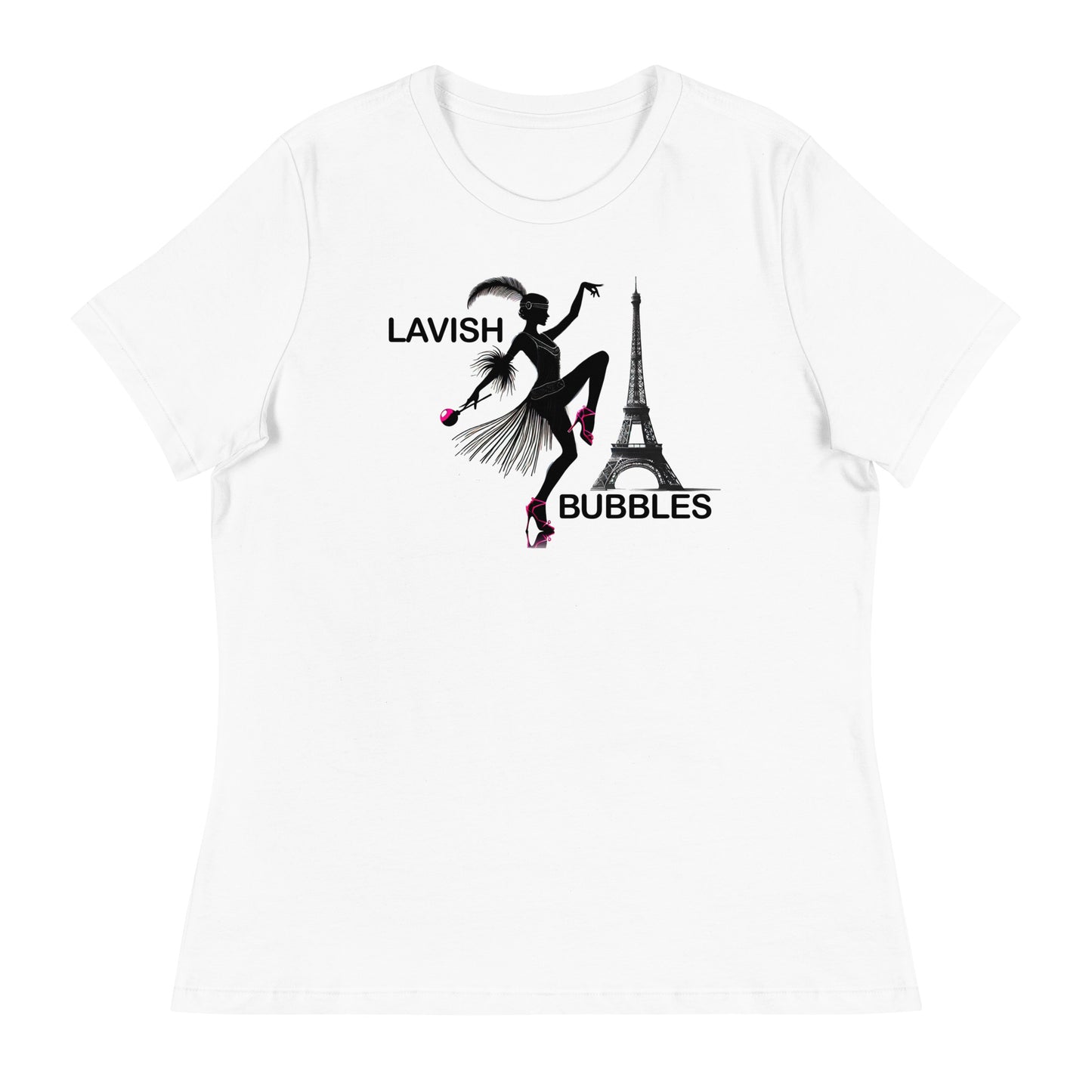 Les annees folles - Women's Relaxed T-Shirt - Lavish Bubbles - LAVISH BUBBLES